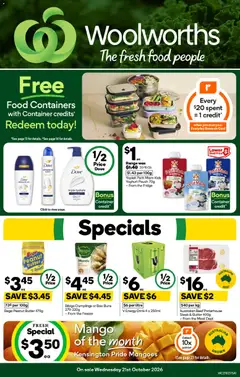 Preview of Woolworths catalogue SA - valid from 21/10/2026