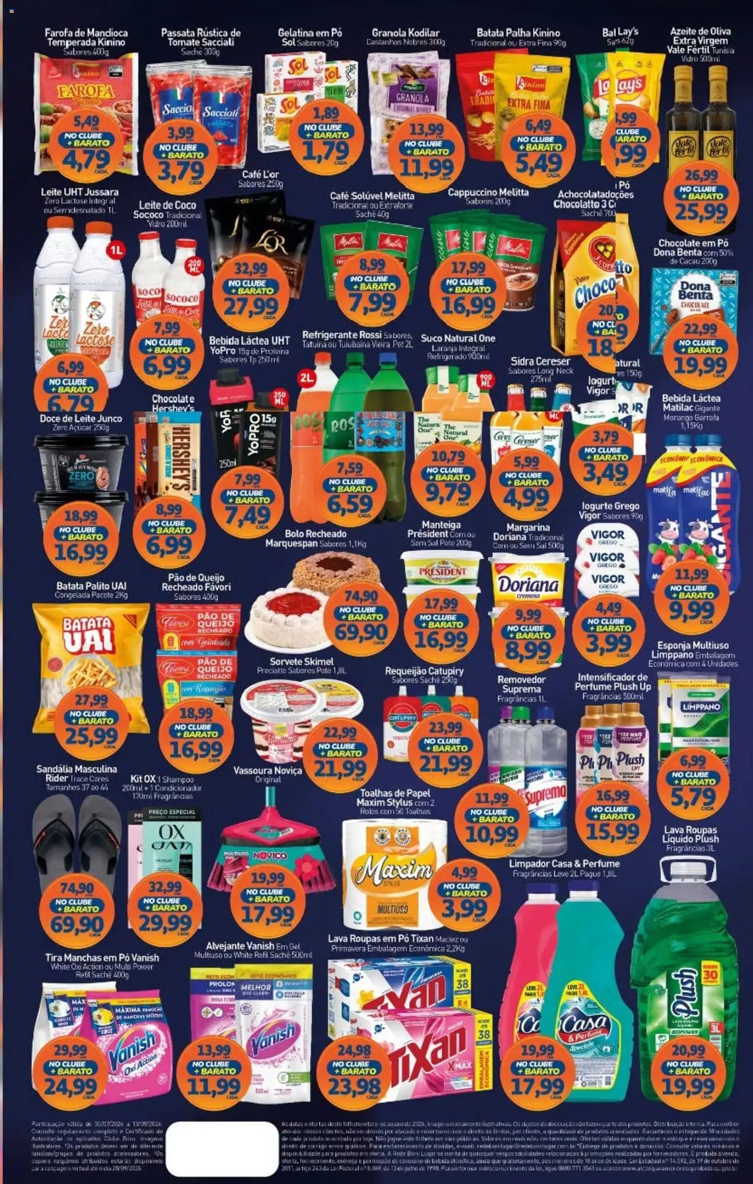 Rede Bom Lugar Folheto - válido de 10/08/2026 | Página: 2 | Produtos: Coco, Suco, Granola, Sorvete