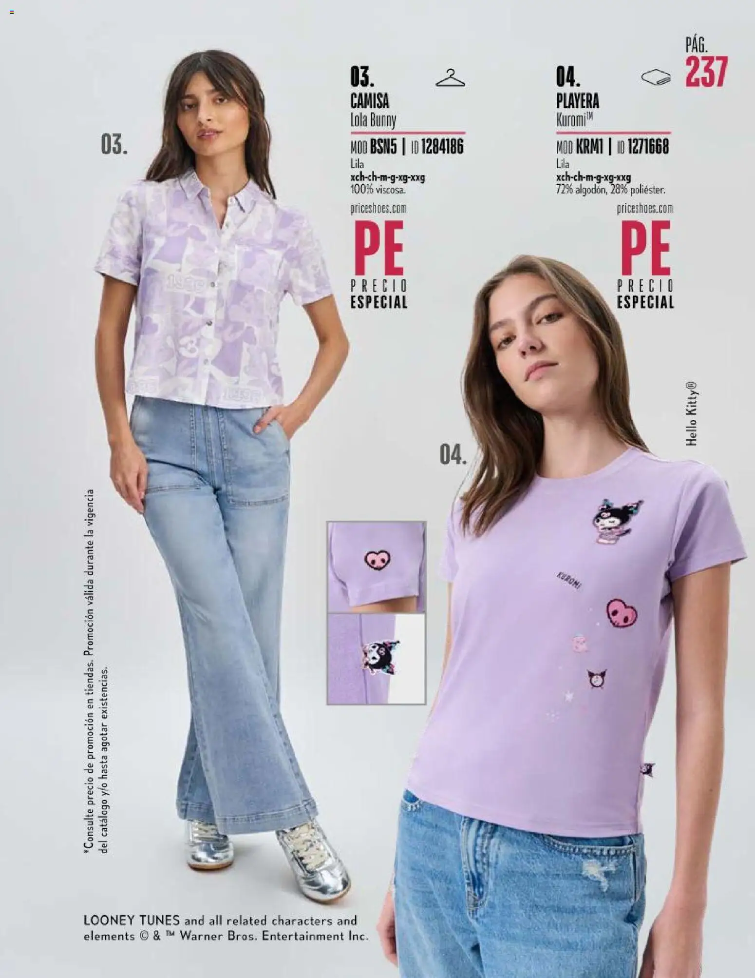 Nuevas ofertas de Price Shoes válidas en toda la República Mexicana desde el 05/09/2026. ¡Encuentra las mejores ofertas en Price Shoes catálogo Licencias! | Página: 237 | Productos: Camisa, Playera