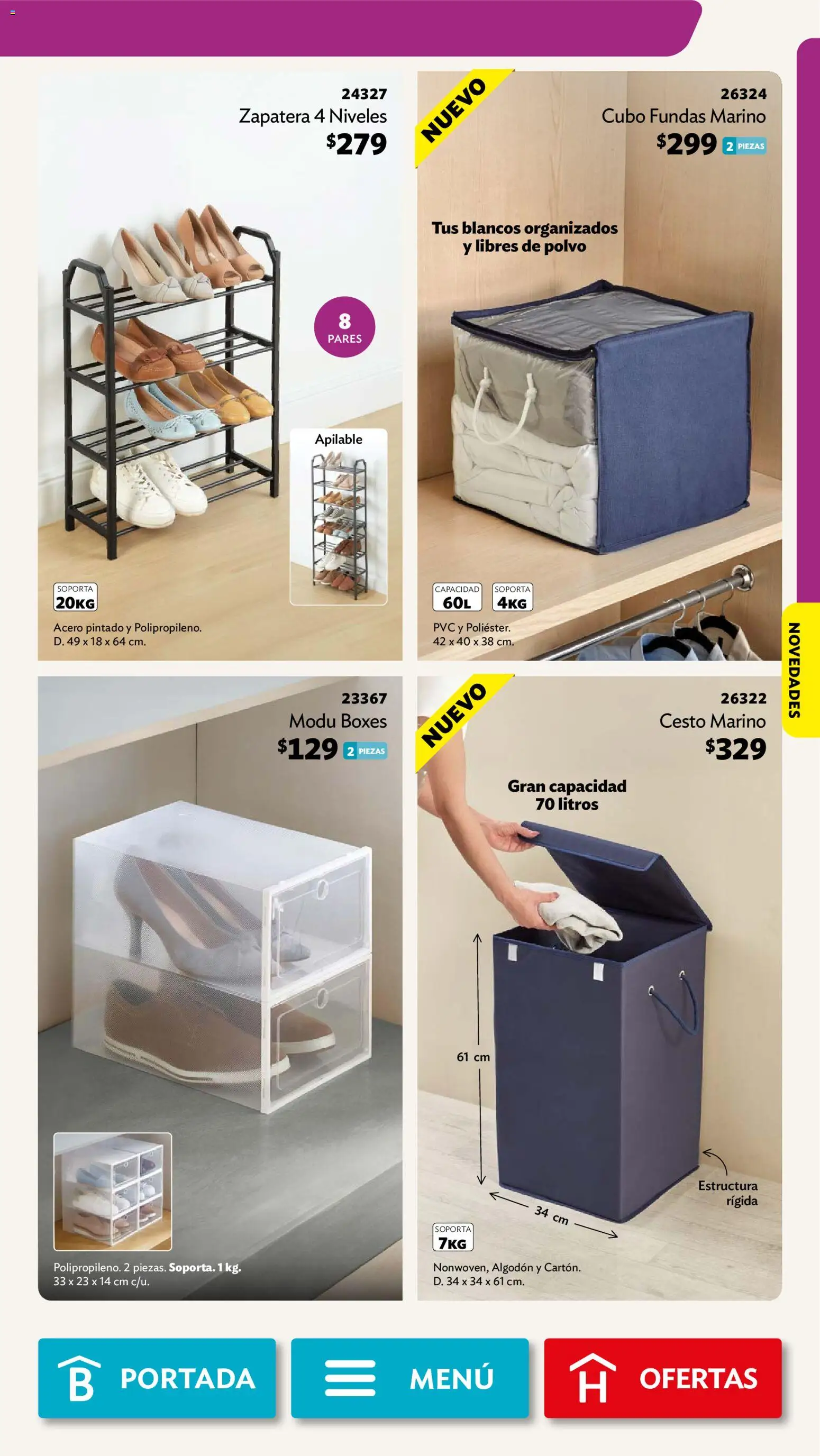 Nuevas ofertas de Betterware válidas en toda la República Mexicana desde el 29/06/2026. ¡Encuentra las mejores ofertas en Betterware campaña 7 2026! | Página: 31 | Productos: Algodón, Polvo