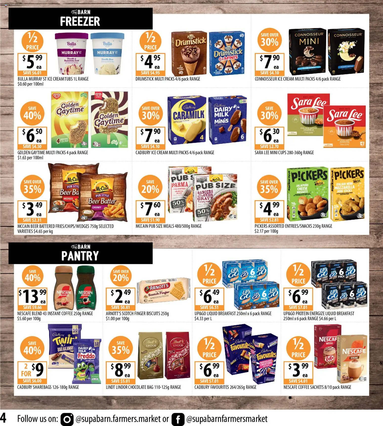 Supabarn catalogue - valid from 23/09/2026 | Page: 4 | Products: Ice cream, Date, Ice, Nescafe