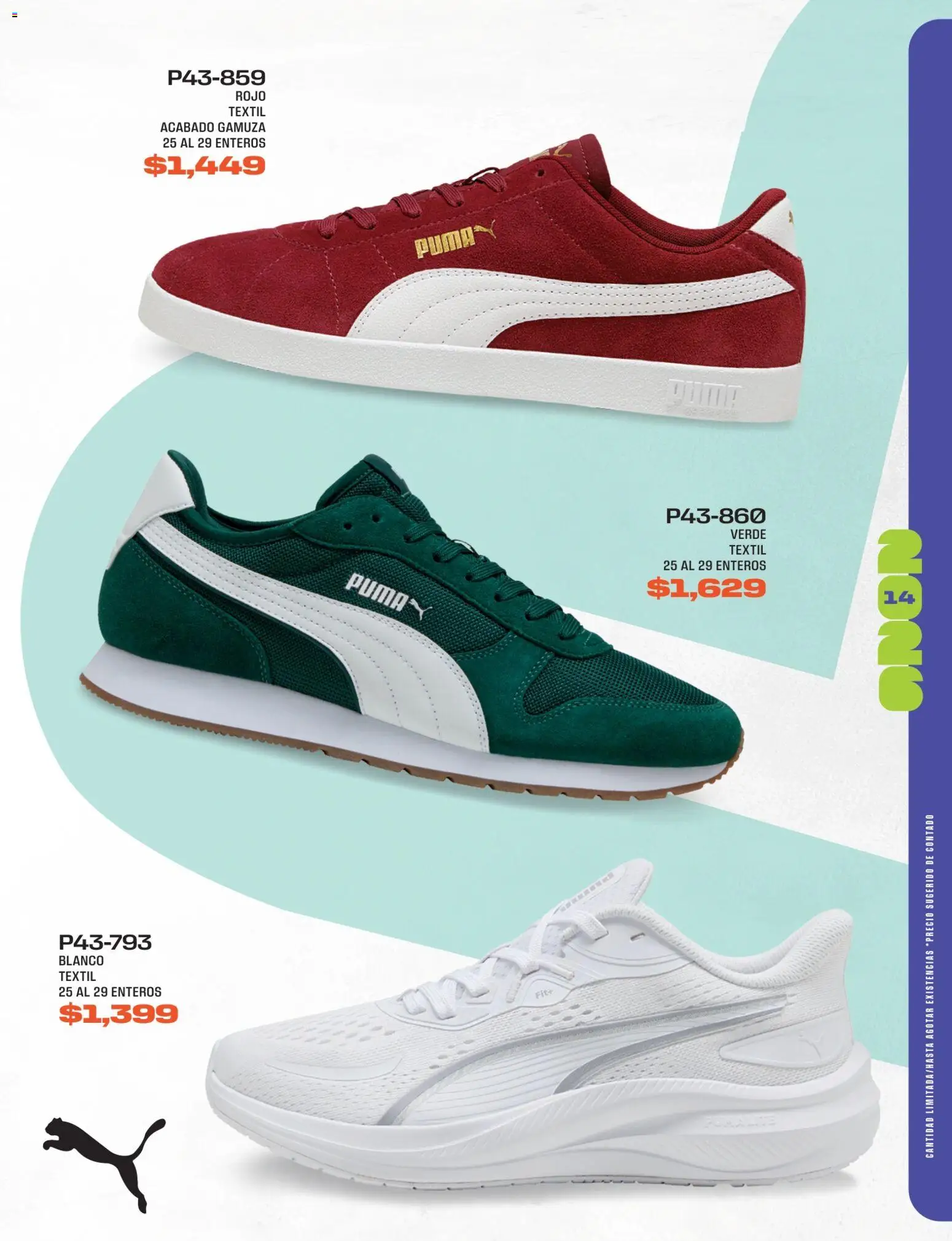 Nuevas ofertas de Cklass válidas en toda la República Mexicana desde el 15.05.2026. ¡Encuentra las mejores ofertas en Cklass catálogo Pasión futbolera! | Página: 15 | Productos: Gamuza