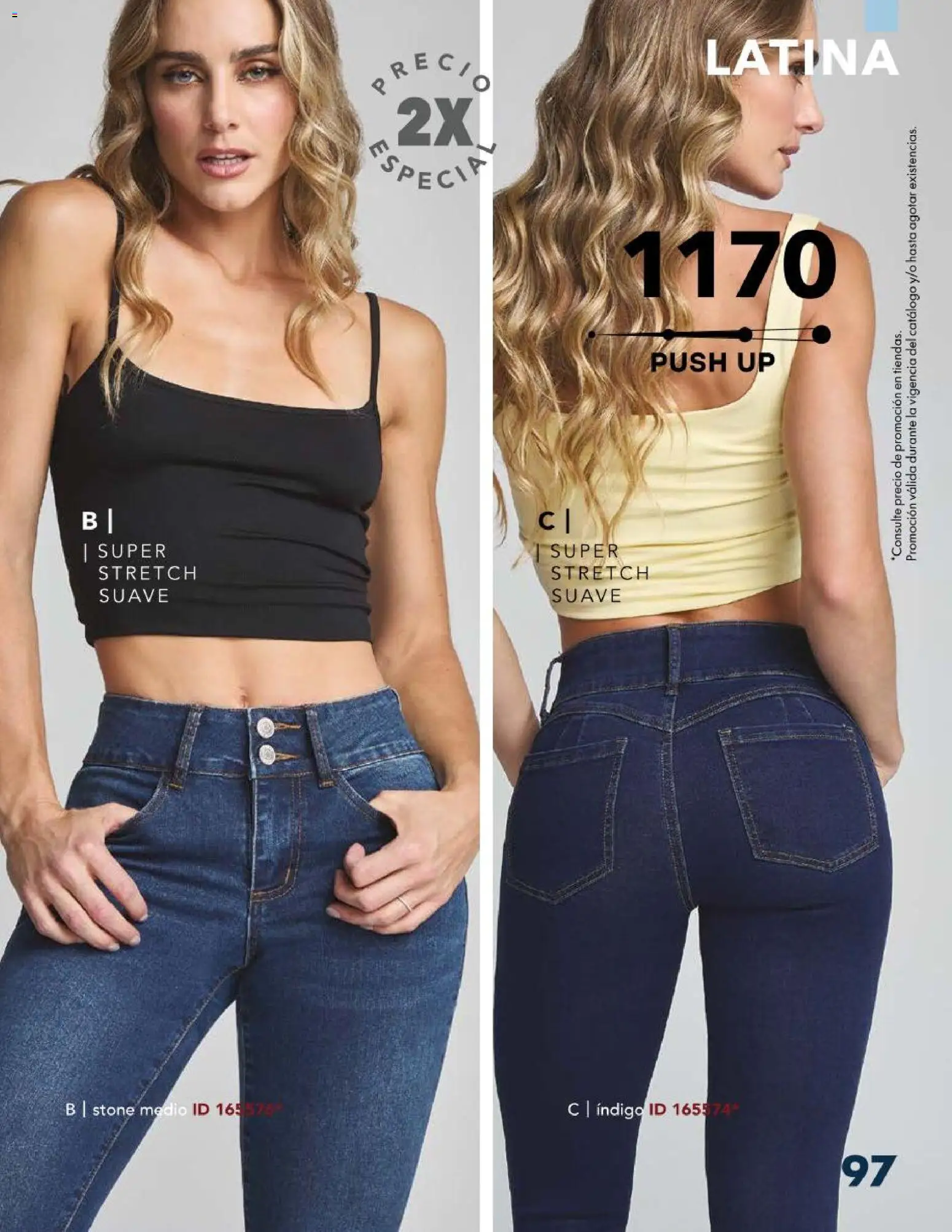 Nuevas ofertas de Price Shoes válidas en toda la República Mexicana desde el 03/08/2026. ¡Encuentra las mejores ofertas en Price Shoes catálogo Jeans! | Página: 97