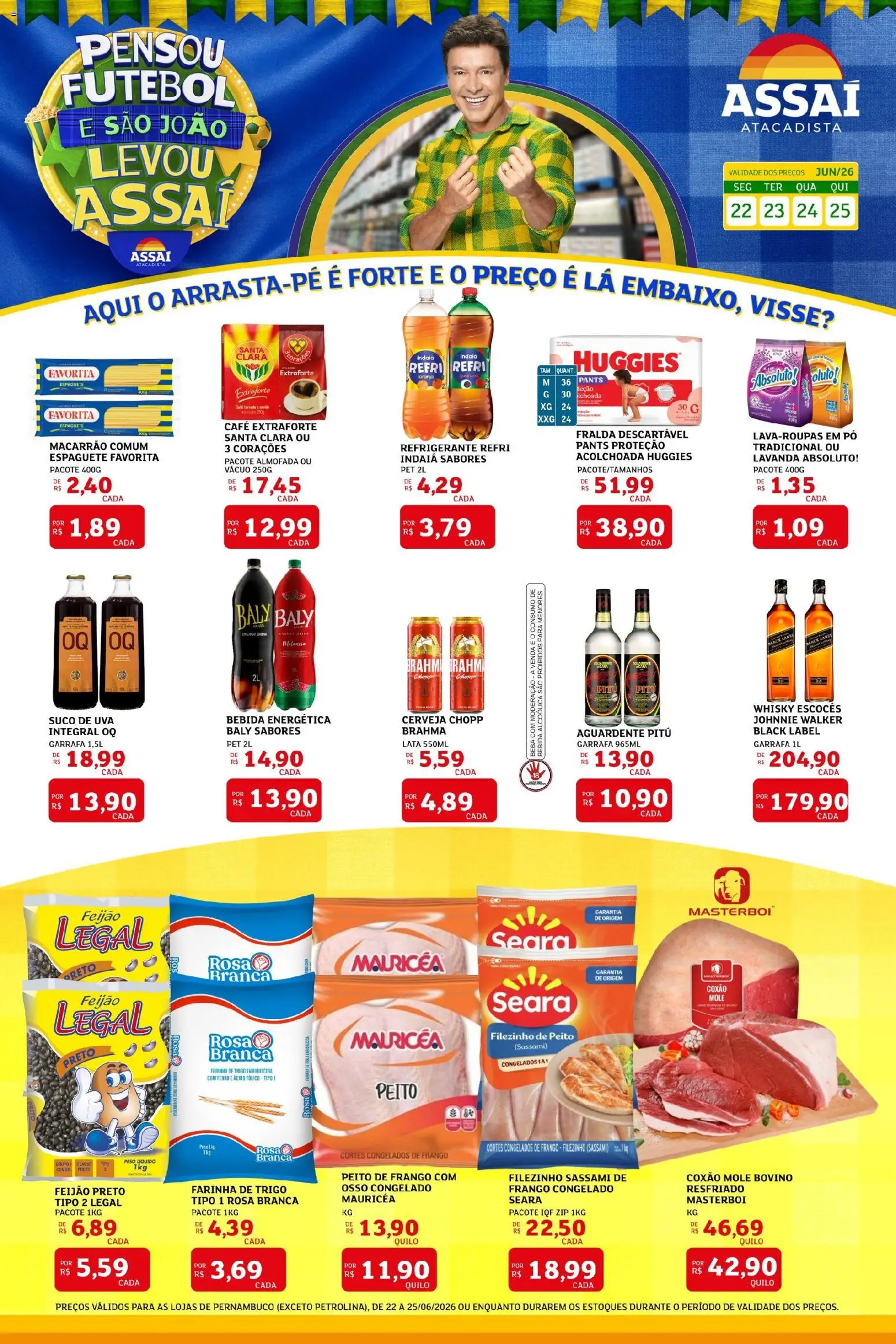 Assaí Atacadista Folheto - válido de 22/06/2026 | Página: 1