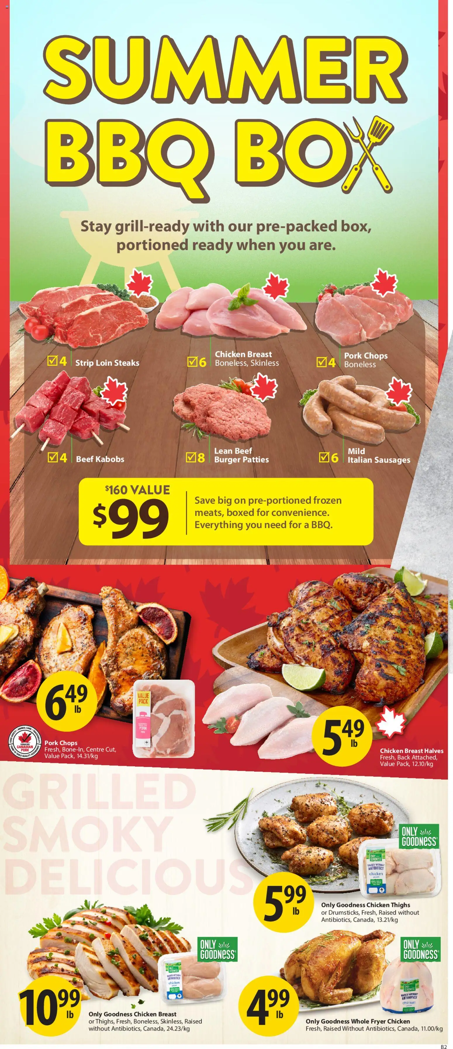 Save on foods flyer valid from Jun 25, 2026 | Page: 9 | Products: Beef, Fryer, Chicken, Pork