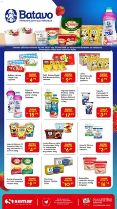 Semar Supermercado ofertas Batavo - Pré-Visualização do folheto da loja Semar Supermercado, válido de 24/07/2026