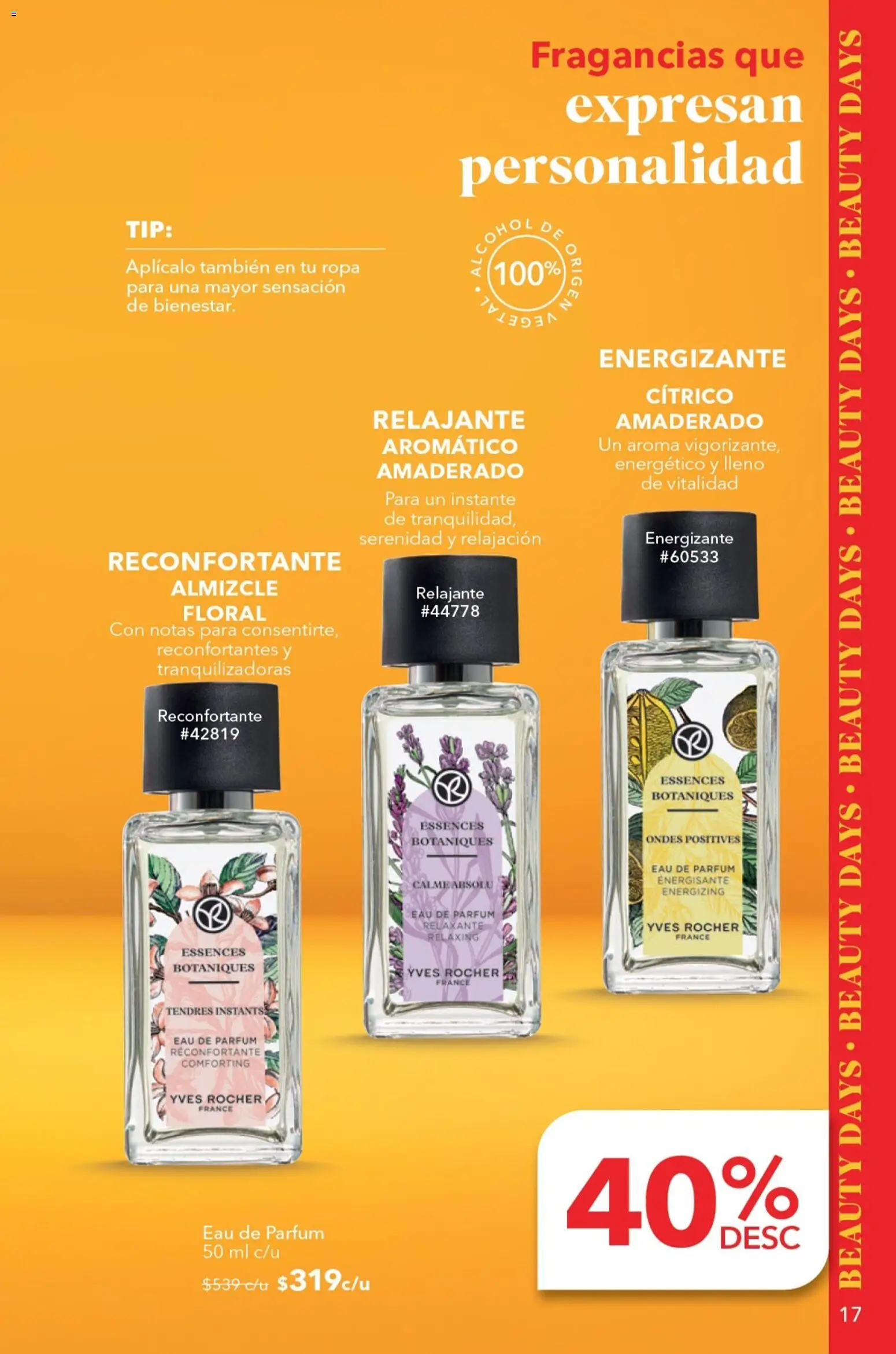 Nuevas ofertas de Yves Rocher válidas en toda la República Mexicana desde el 23.06.2026. ¡Encuentra las mejores ofertas en Yves Rocher campaña 9 2026! | Página: 19