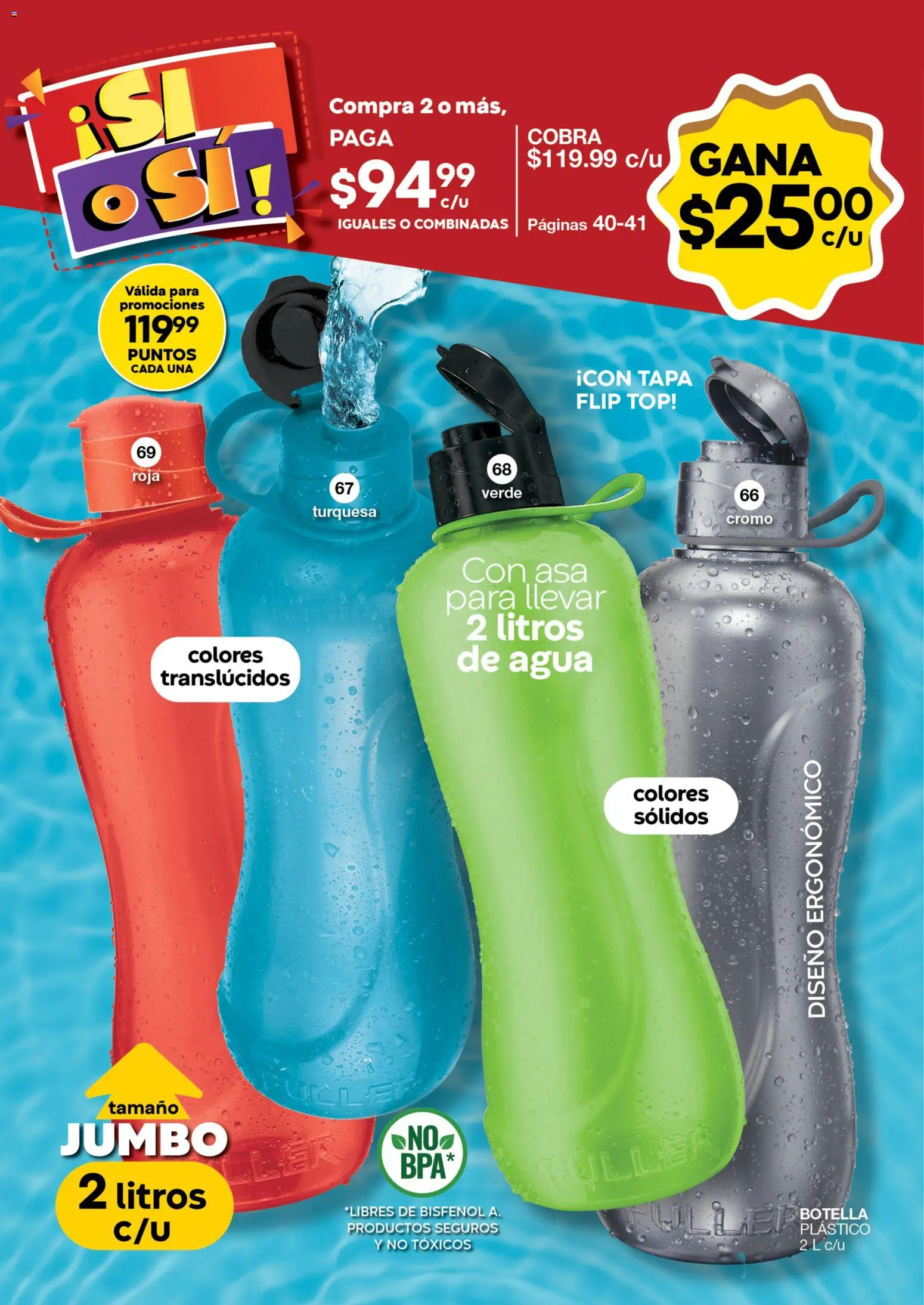 Nuevas ofertas de Fuller válidas en toda la República Mexicana desde el 10.06.2026. ¡Encuentra las mejores ofertas en Fuller Gana Mas 5 2026! | Página: 12 | Productos: Agua, Top