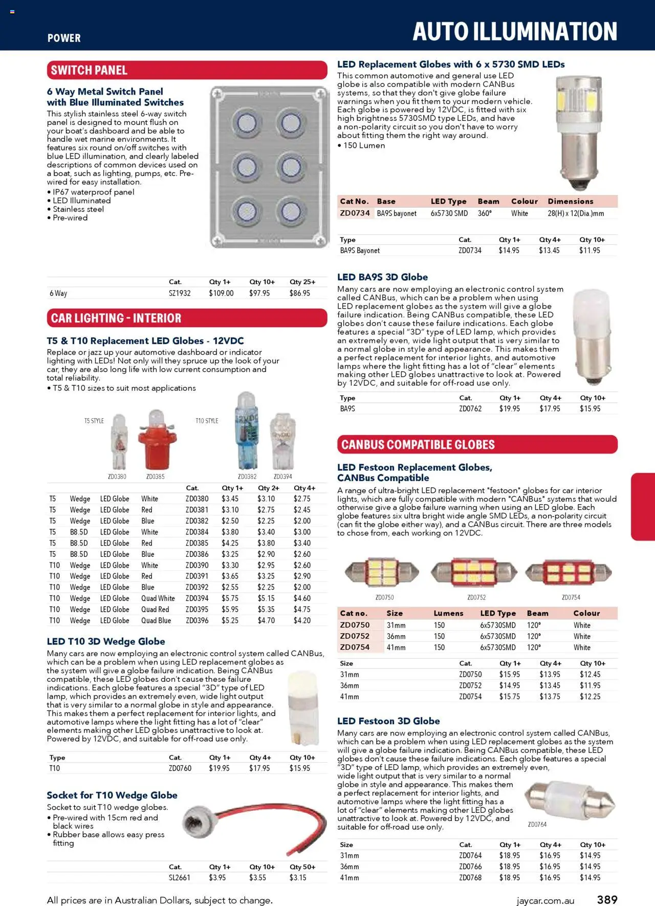 Jaycar catalogue - valid from 09/07/2025 | Page: 389 | Products: Socket, Light, Suit, Lighting