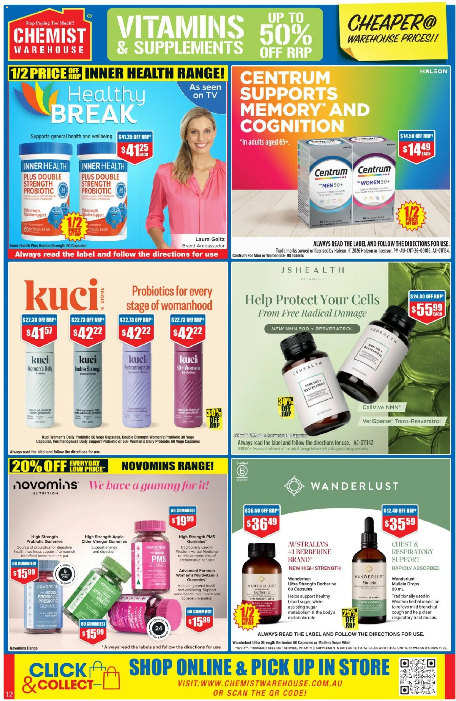   ﻿﻿Chemist Warehouse catalogue from 23/07/2026 > Big discounts — page 12