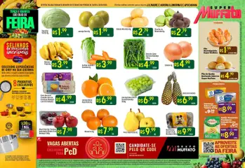 Super Muffato ofertas Feira e Carne - Pré-Visualização do folheto da loja Super Muffato, válido de 29/09/2026
