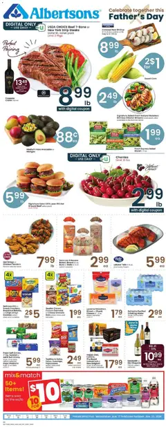Preview of Albertsons weekly ads valid from 06/17/2026