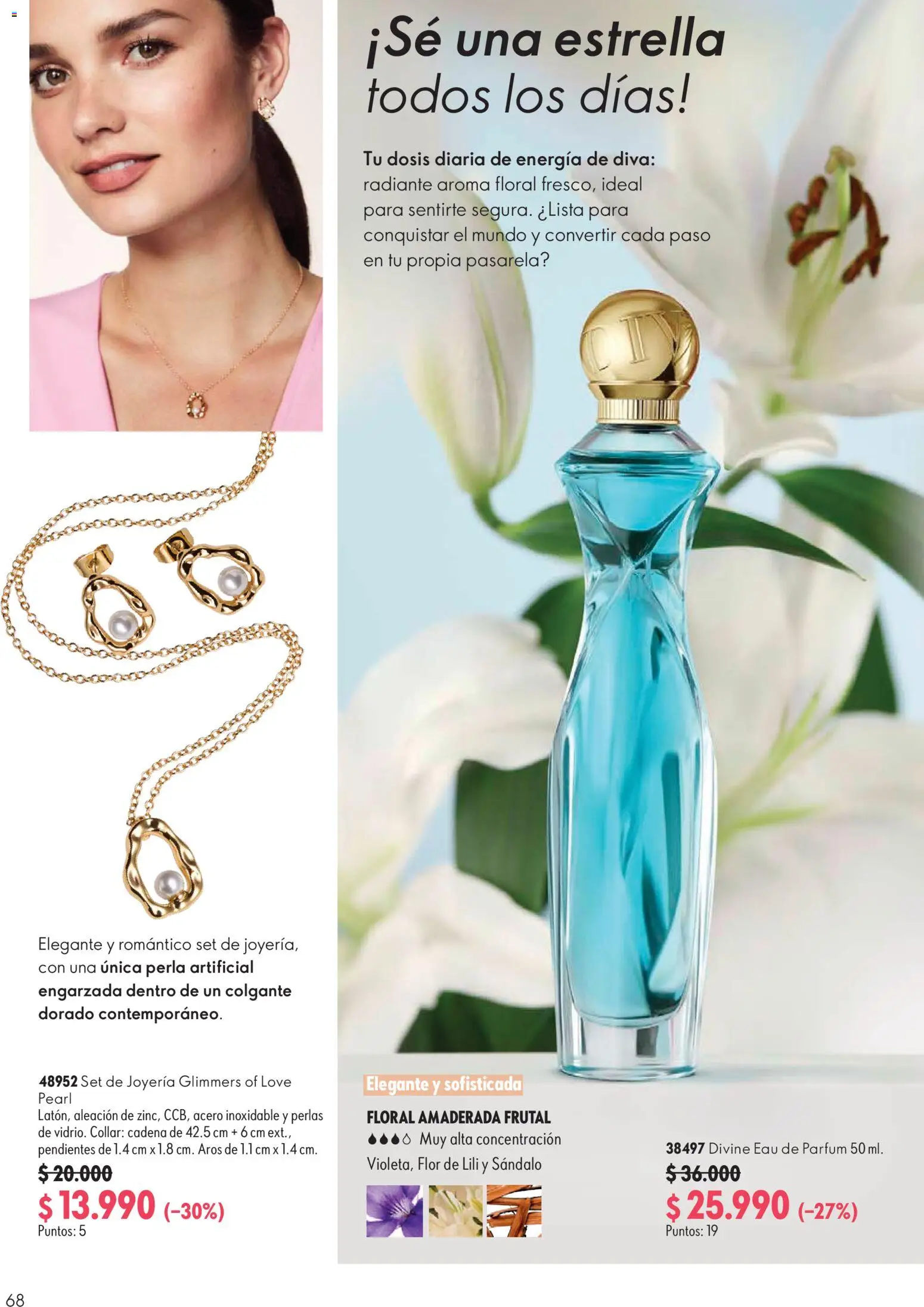 Oriflame catálogo │ válido desde el 11.09.2026 | Página: 68 | Productos: Collar, Aros, Cadena