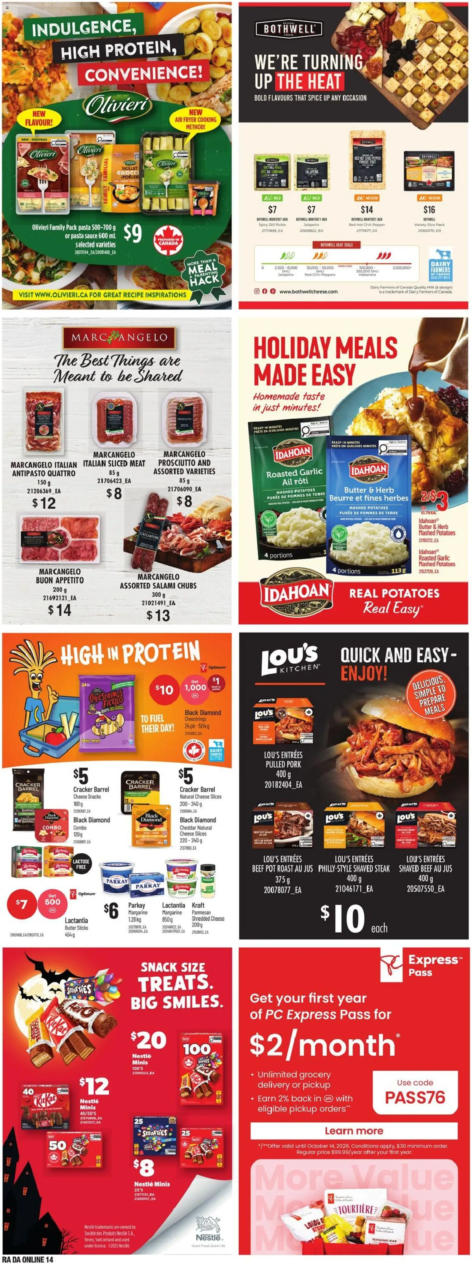Atlantic Superstore flyer valid from Oct 1, 2026 | Page: 34 | Products: Pepper, Margarine, Garlic, Butter