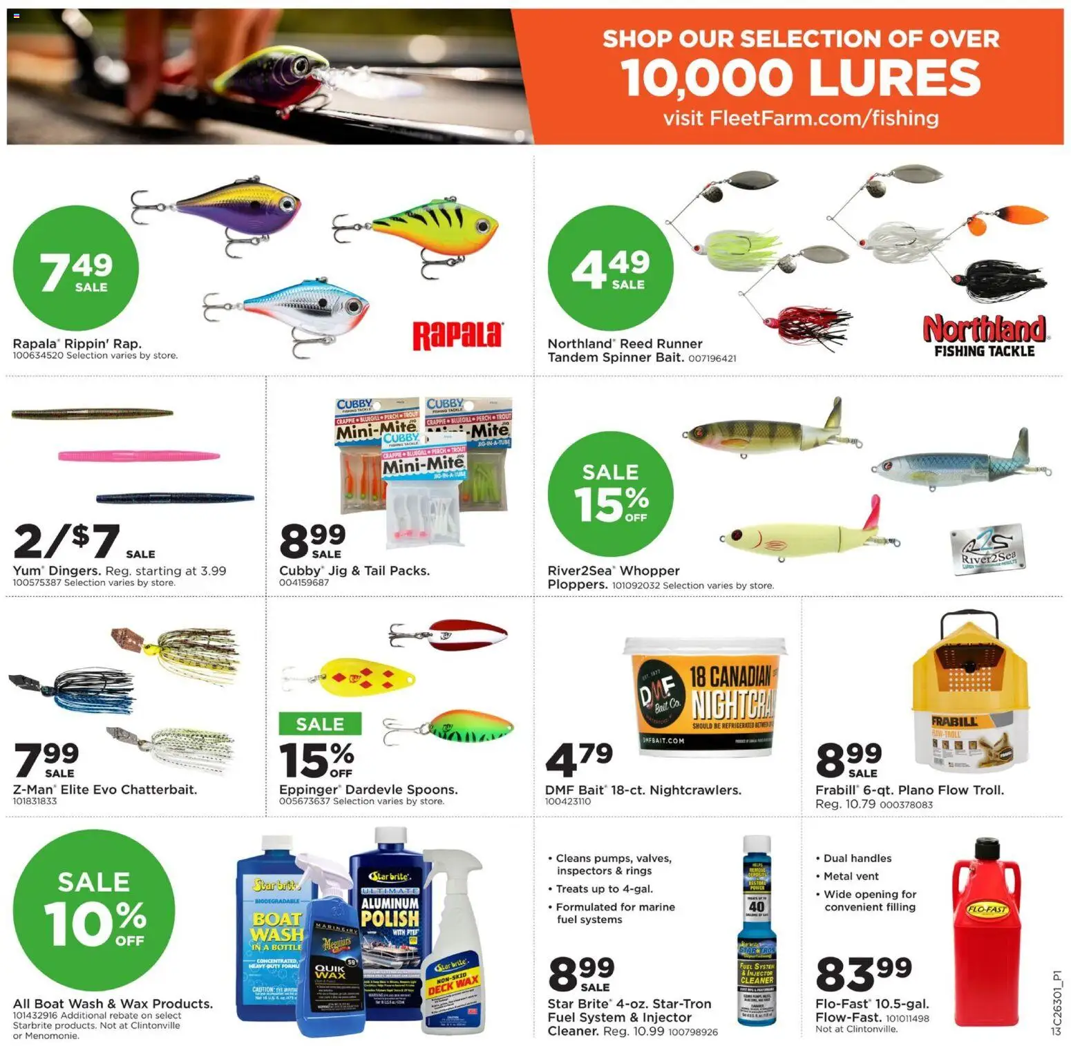 Mills Fleet Farm Weekly Ad - valid from 07/20/2026 | Page: 16 | Products: Bait