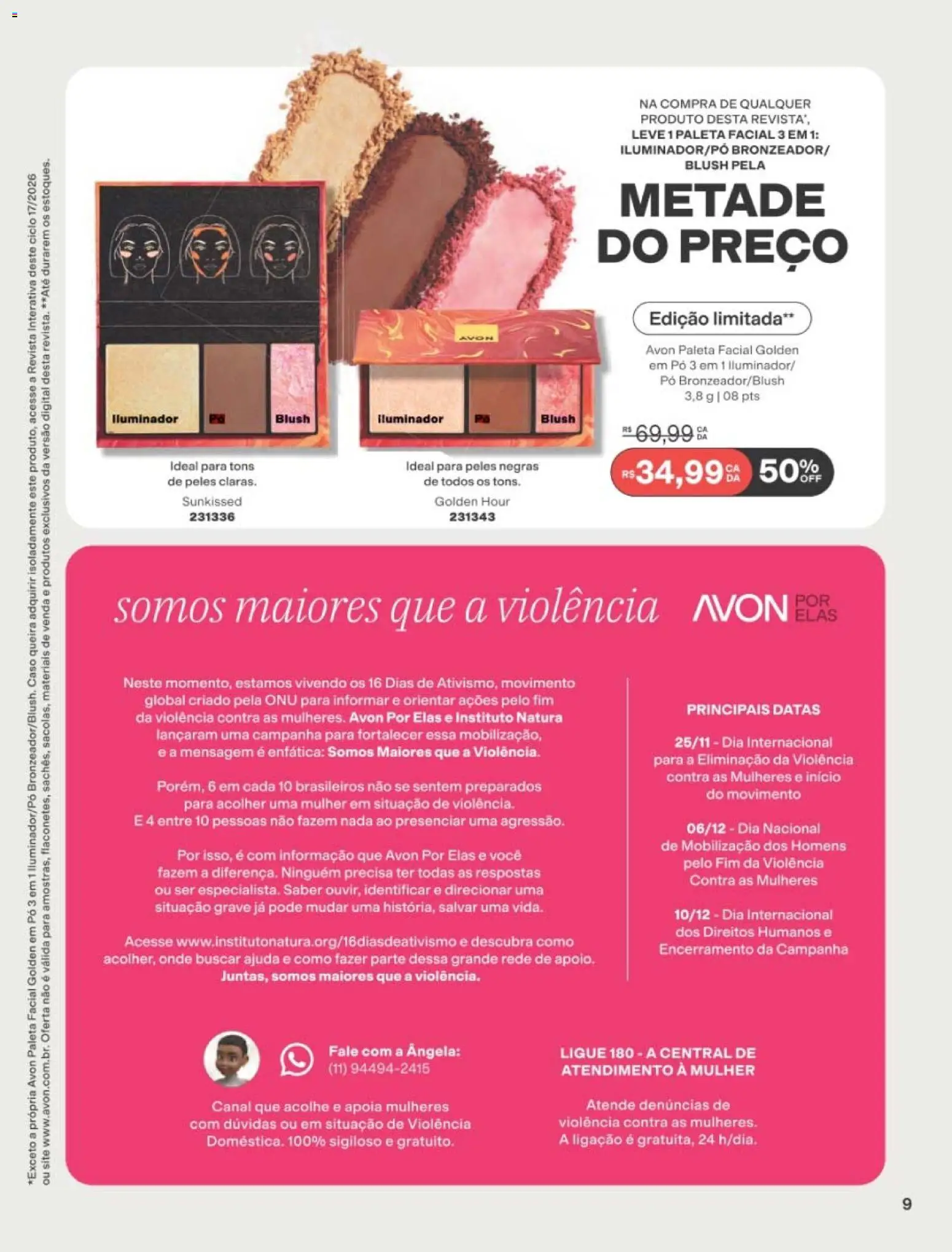 Avon Folheto - válido de 03/11/2026 | Página: 9