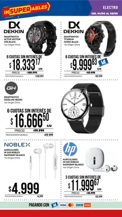 Vista previa La Anonima catálogo válido desde el 04.06.2026 | Página: 37 | Productos: Auriculares