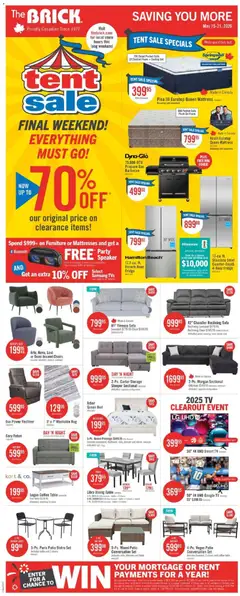 Preview of The Brick weekly flyer / circulaire from shop The Brick valid from 15.05.2026