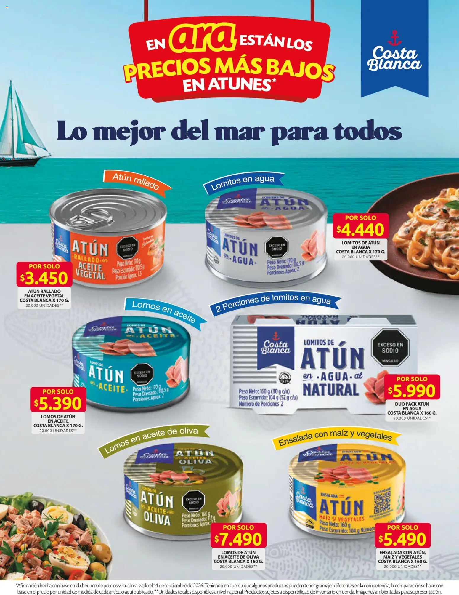 Ara revista - valida desde el 24/08/2026 | Página: 4 | Productos: Atún, Maiz, Oliva, Aceite
