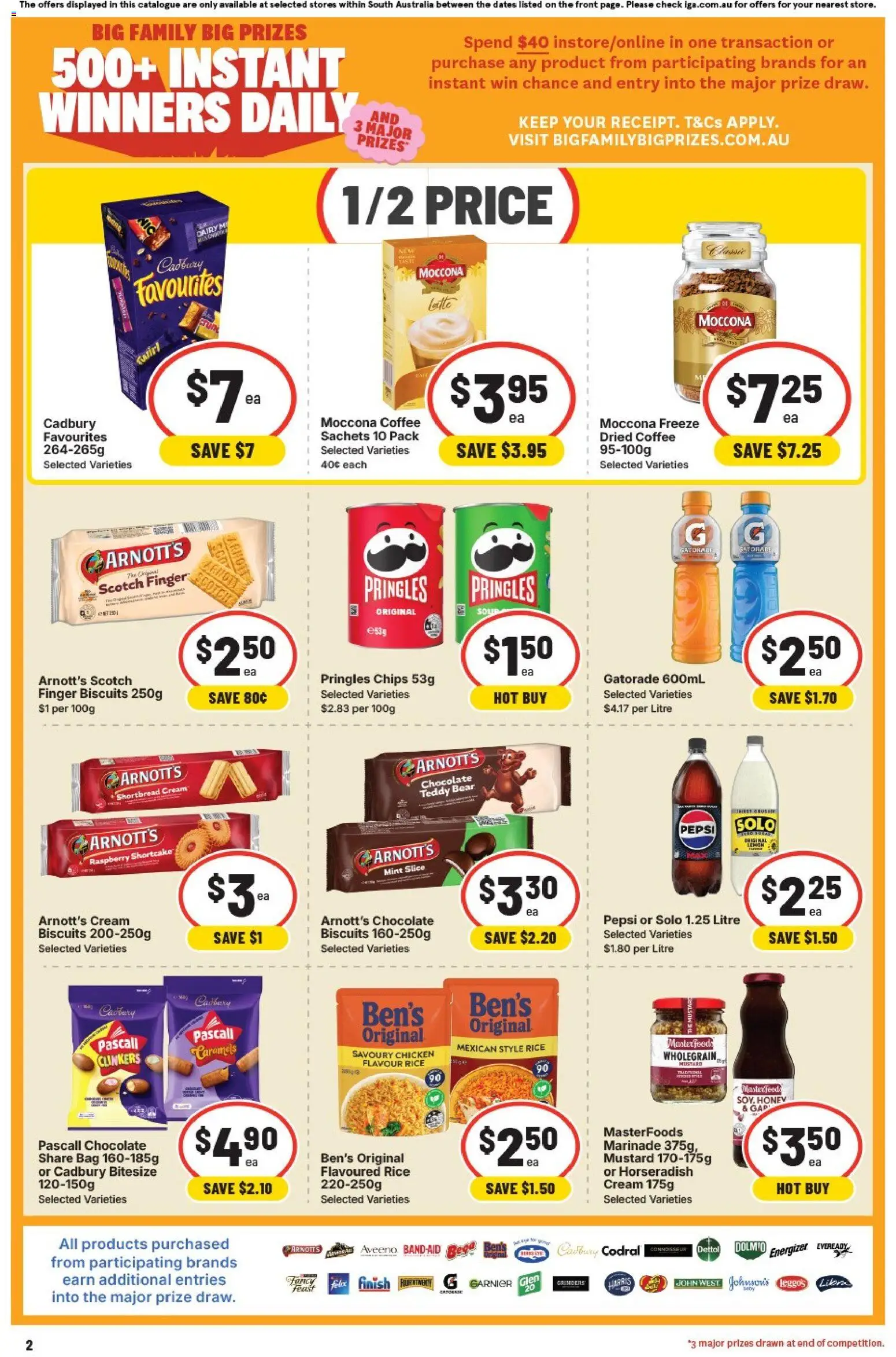 IGA catalogue - valid from 22/07/2026 | Page: 2 | Products: Dairy, Chocolate, Pepsi, Chips