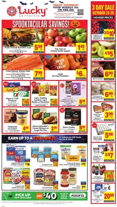 Preview of Lucky Supermarkets weekly ads valid from 10/21/2026