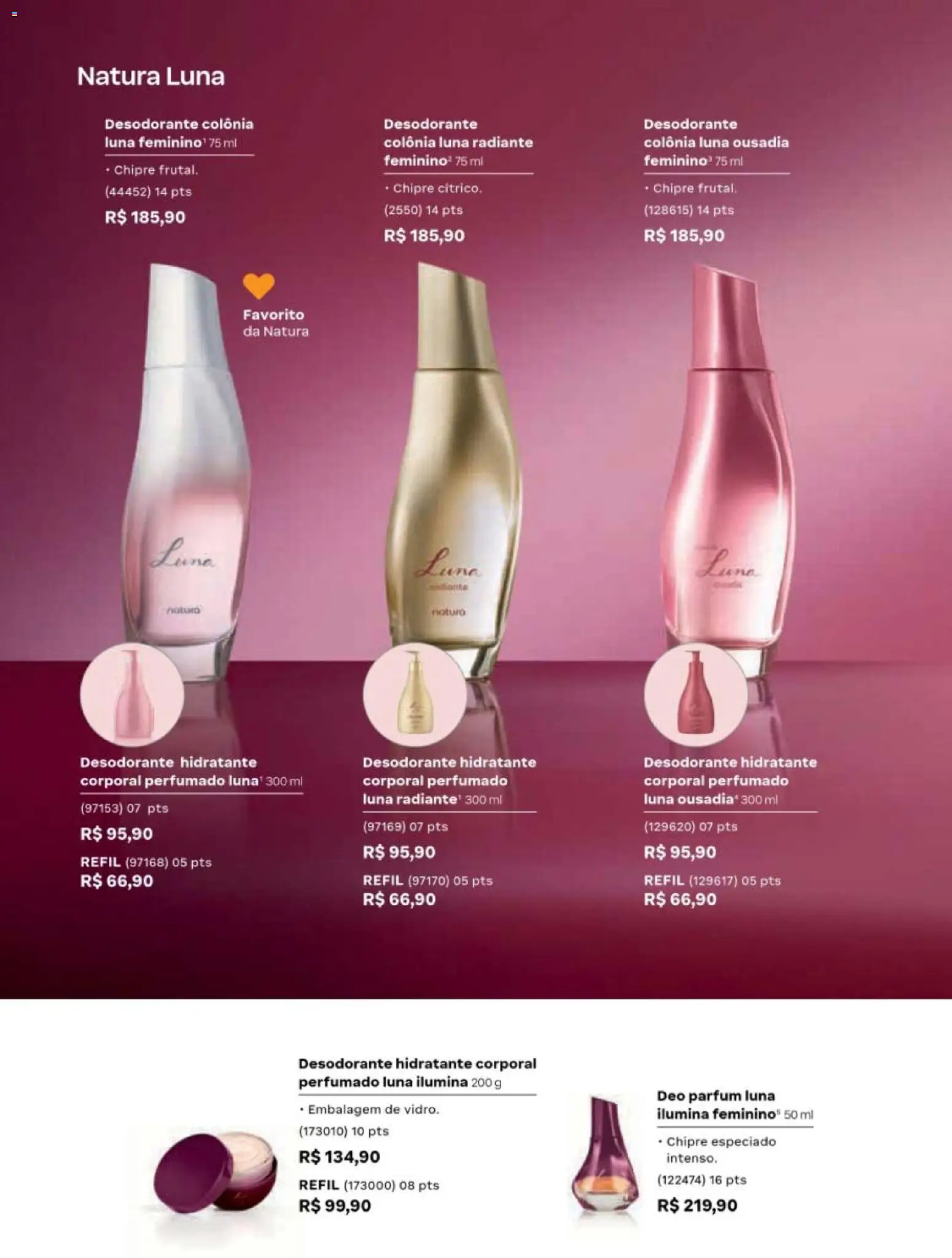Natura Folheto - válido de 19/07/2026 | Página: 16 | Produtos: Hidratante corporal, Desodorante
