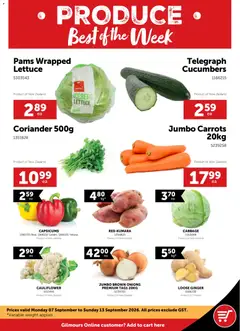Gilmours catalogue preview  - valid from 7 Sept 2026
