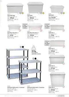 Vista previa Colombraro - Catálogo Comercial válido desde el 11/05/2026 | Página: 7 | Productos: Estantes, Peso, Estante, Caja