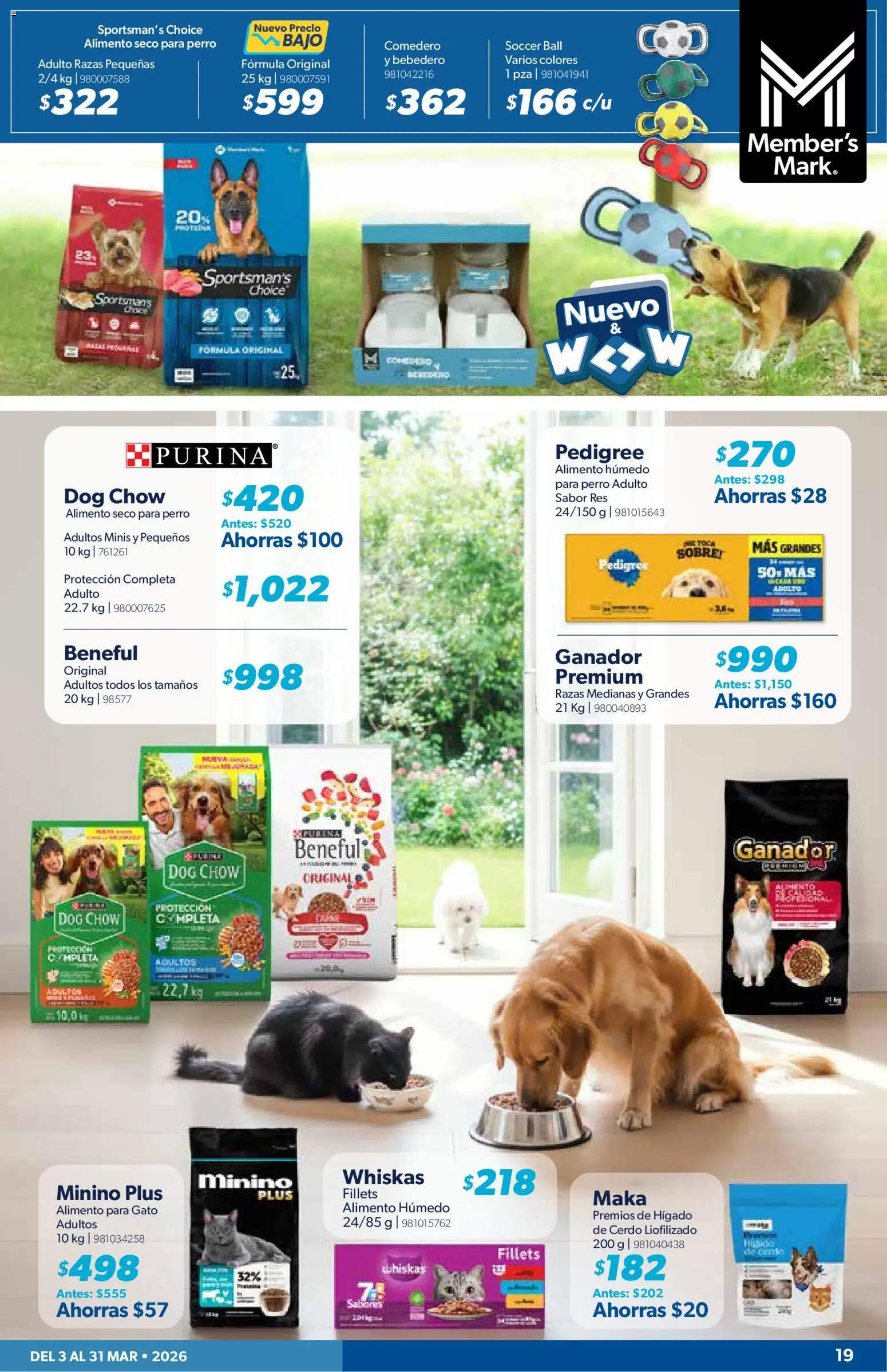 Nuevas ofertas de Sam's Club válidas en toda la República Mexicana desde el 03/03/2026. ¡Encuentra las mejores ofertas en Sam's Club catálogo! | Página: 19 | Productos: Cerdo, Res, Hígado, Sobre