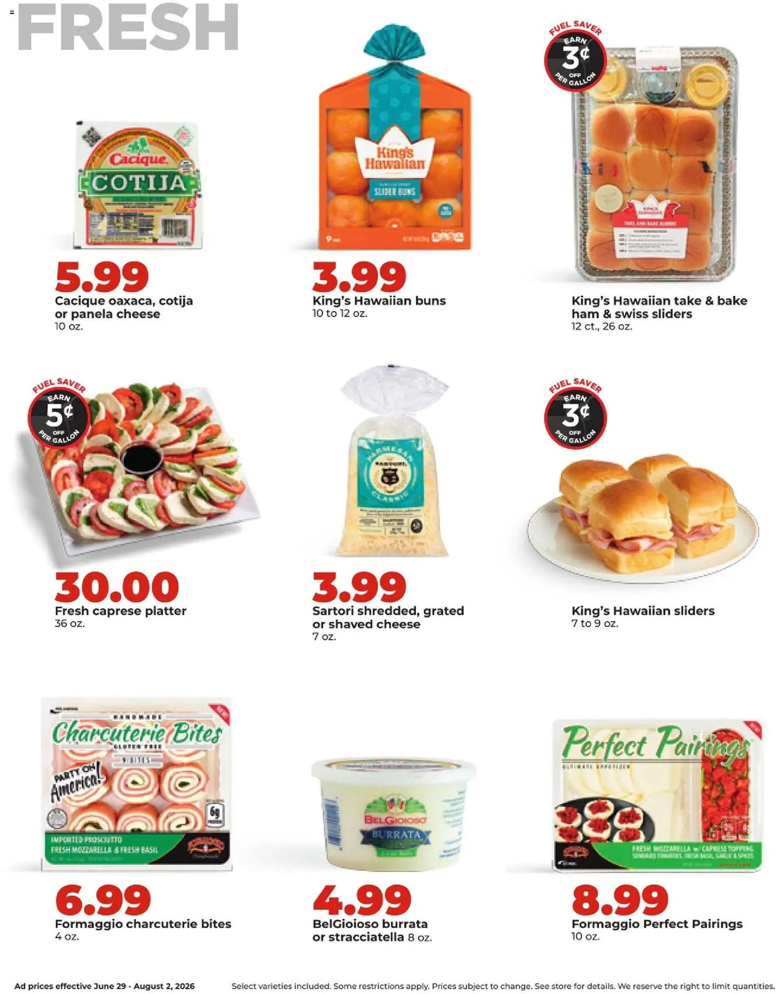HyVee Monthly Ad - valid from 06/29/2026 | Page: 15 | Products: Cheese, Ham