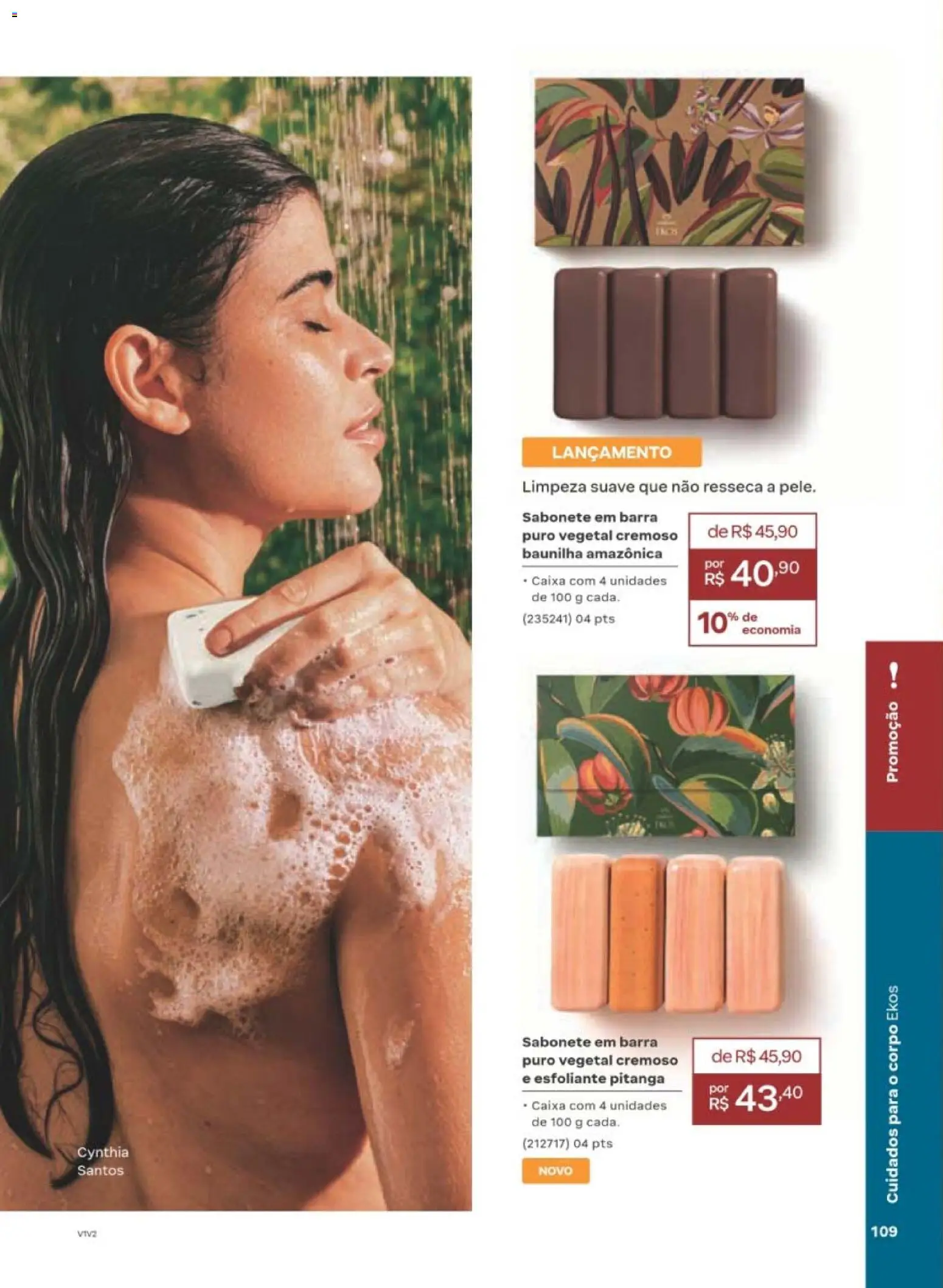 Natura Folheto - válido de 10/08/2026 | Página: 112 | Produtos: Baunilha, Caixa, Sabonete