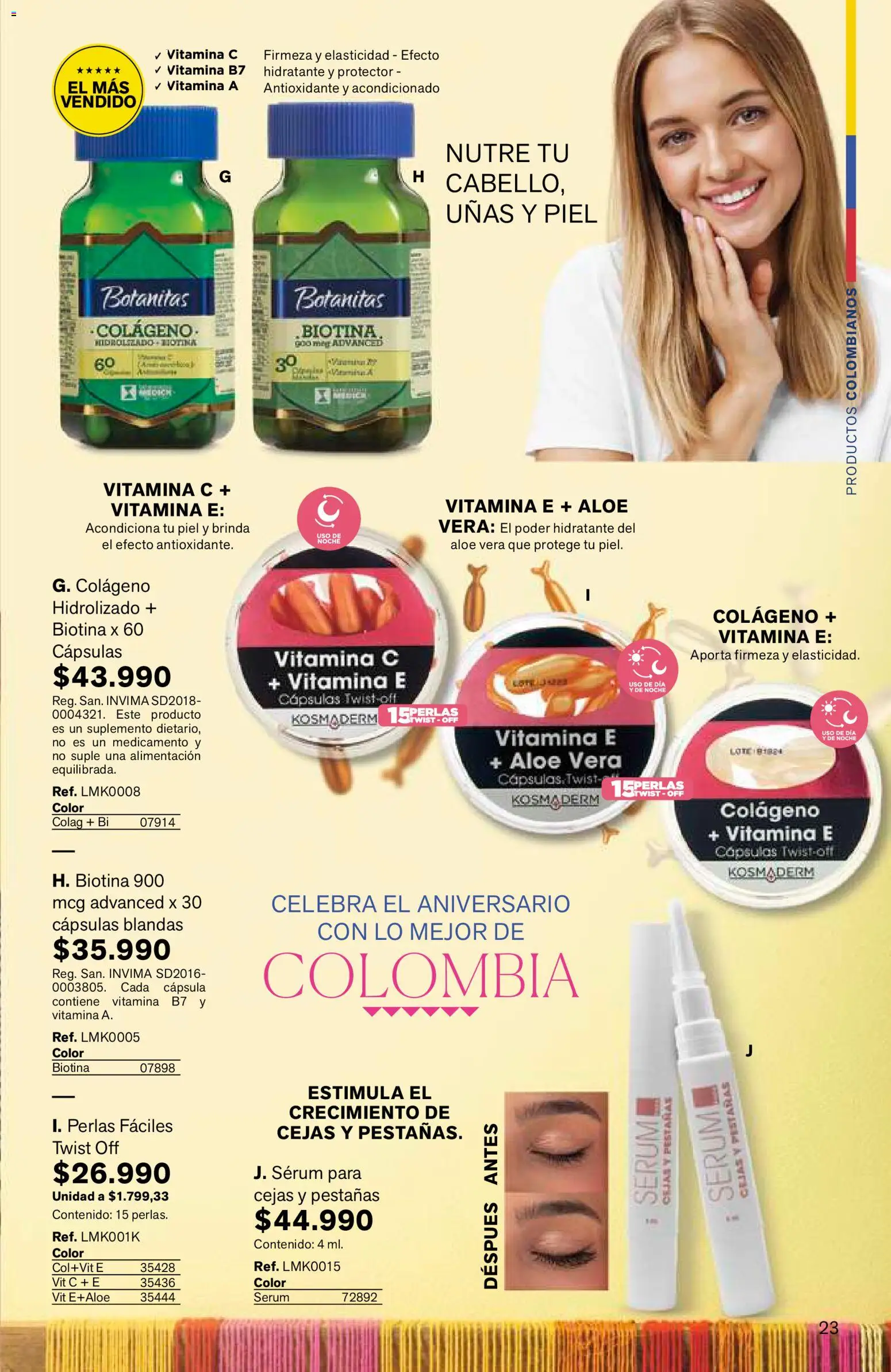 Leonisa revista - valida desde el 25/06/2026 | Página: 23 | Productos: Serum, Loción tonificante