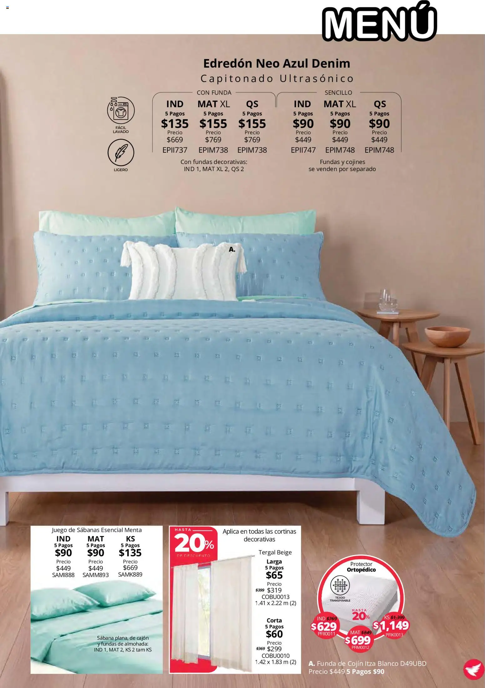 Nuevas ofertas de Colchas Concord válidas en toda la República Mexicana desde el 15/10/2026. ¡Encuentra las mejores ofertas en Colchas Concord catálogo! | Página: 51