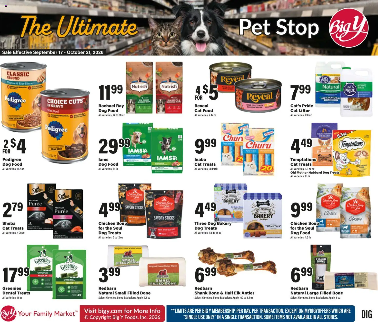 Big Y Thursday, September 17 Top Hampers