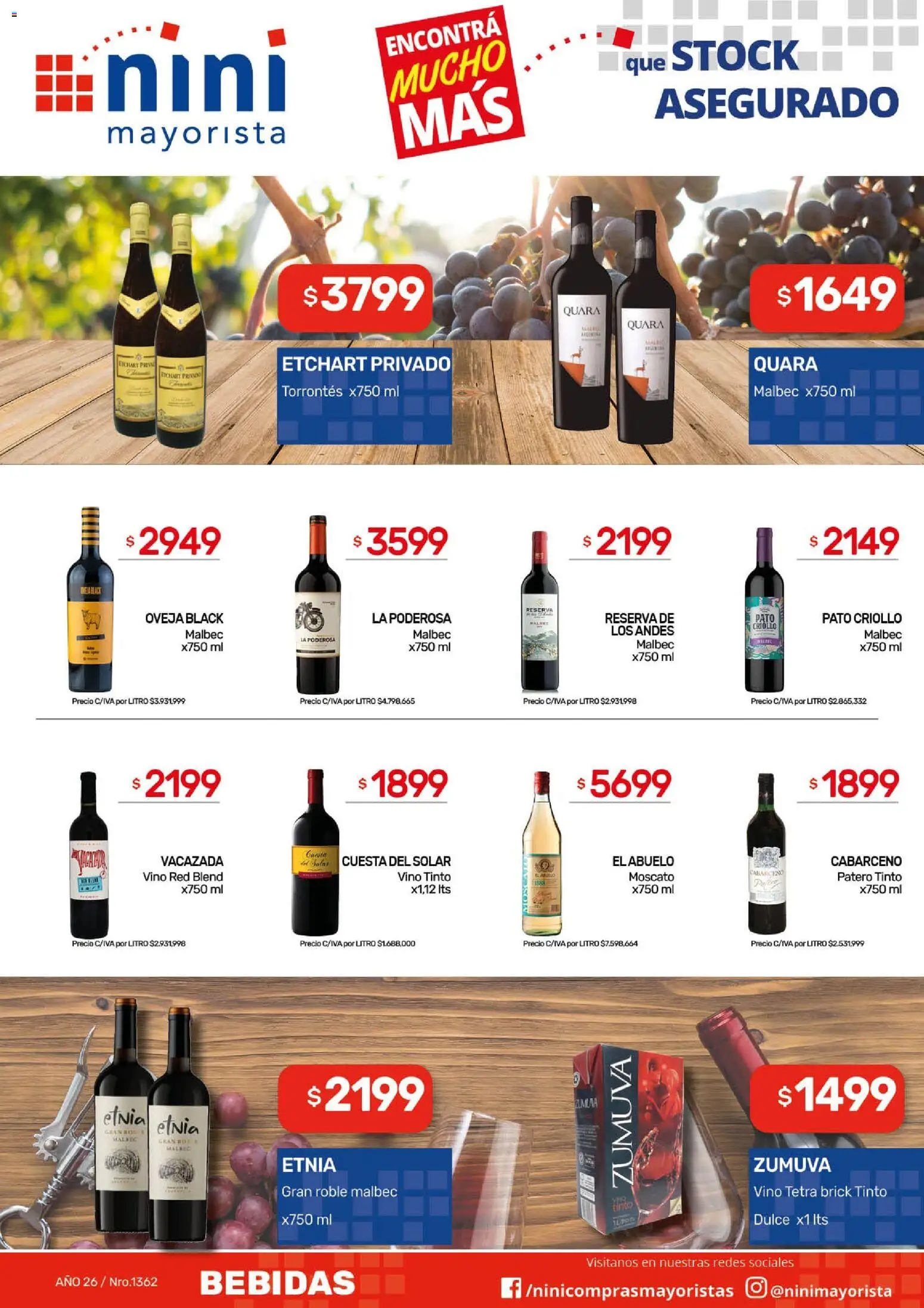 NINI Mayorista ofertas │ válido desde el 01.06.2026 | Página: 18 | Productos: Vino