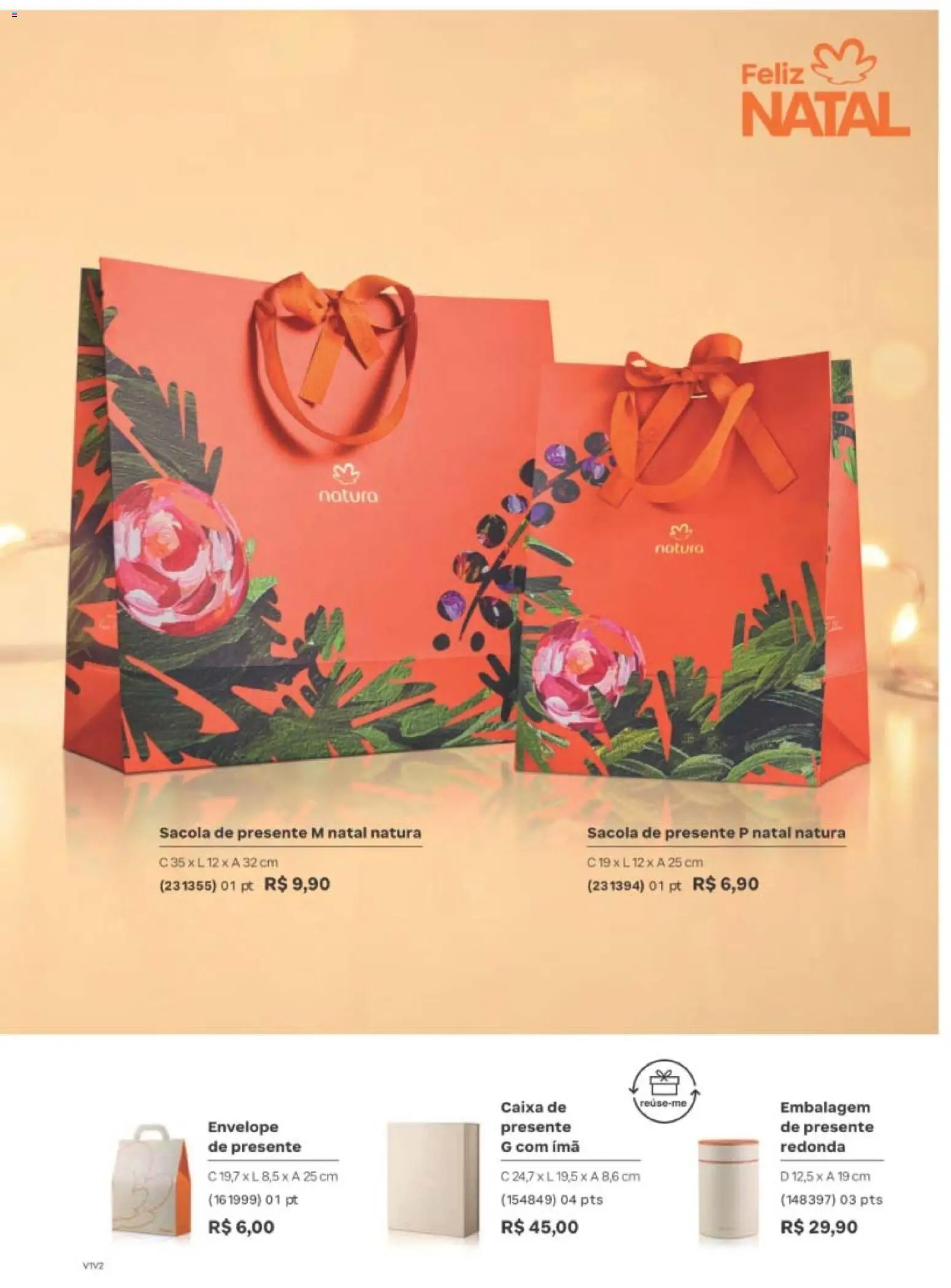 Natura Folheto - válido de 12/10/2026 | Página: 41 | Produtos: Caixa, Envelope, Sacola