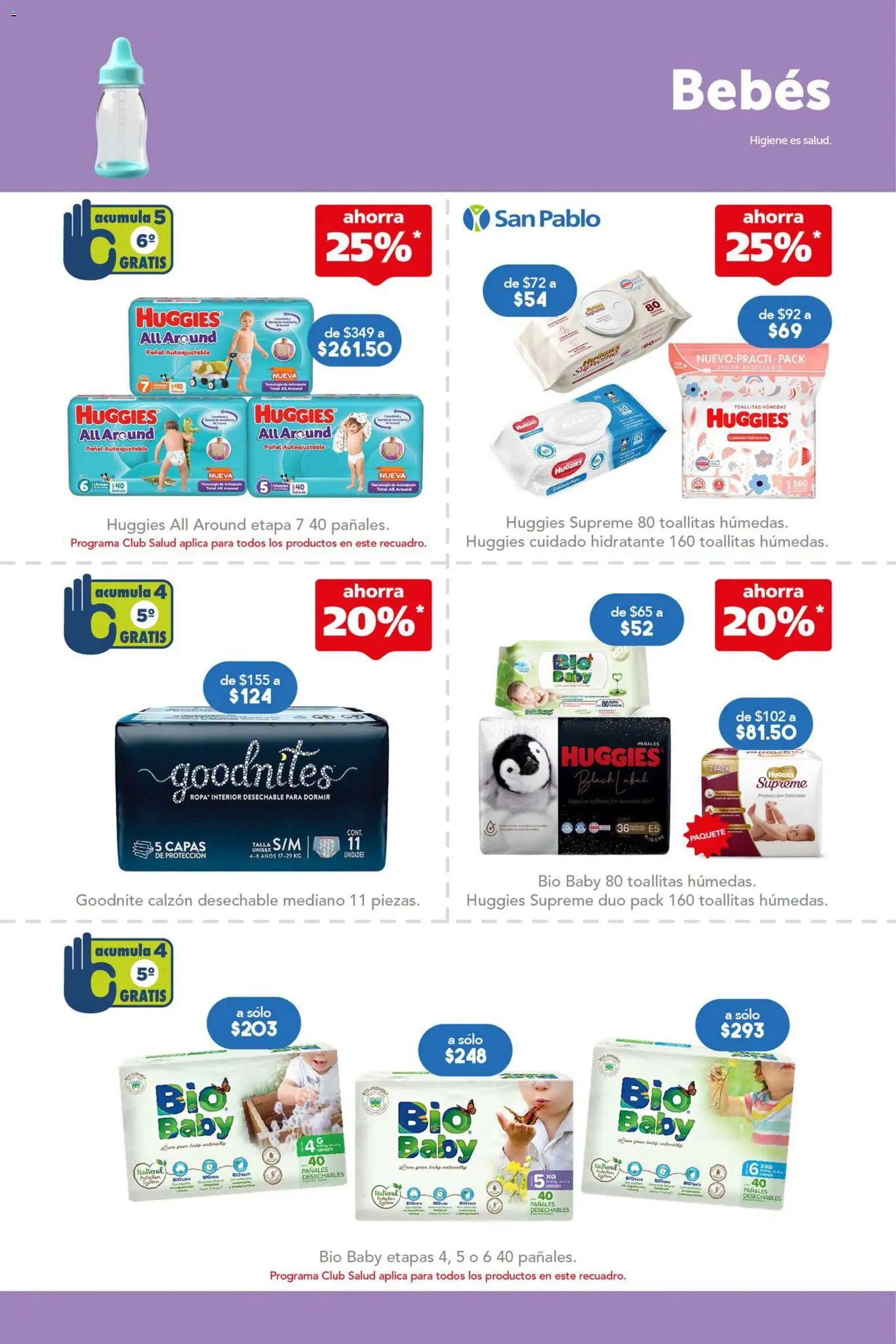 Nuevas ofertas de Farmacia San Pablo válidas en toda la República Mexicana desde el 16/08/2026. ¡Encuentra las mejores ofertas en Farmacia San Pablo catálogo! | Página: 12 | Productos: Calzón, Bolsa, Pañales