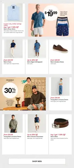 Preview of JCPenney weekly ads valid from 07/06/2026 | Page: 3 | Products: Pants, Shorts, Dress, Game