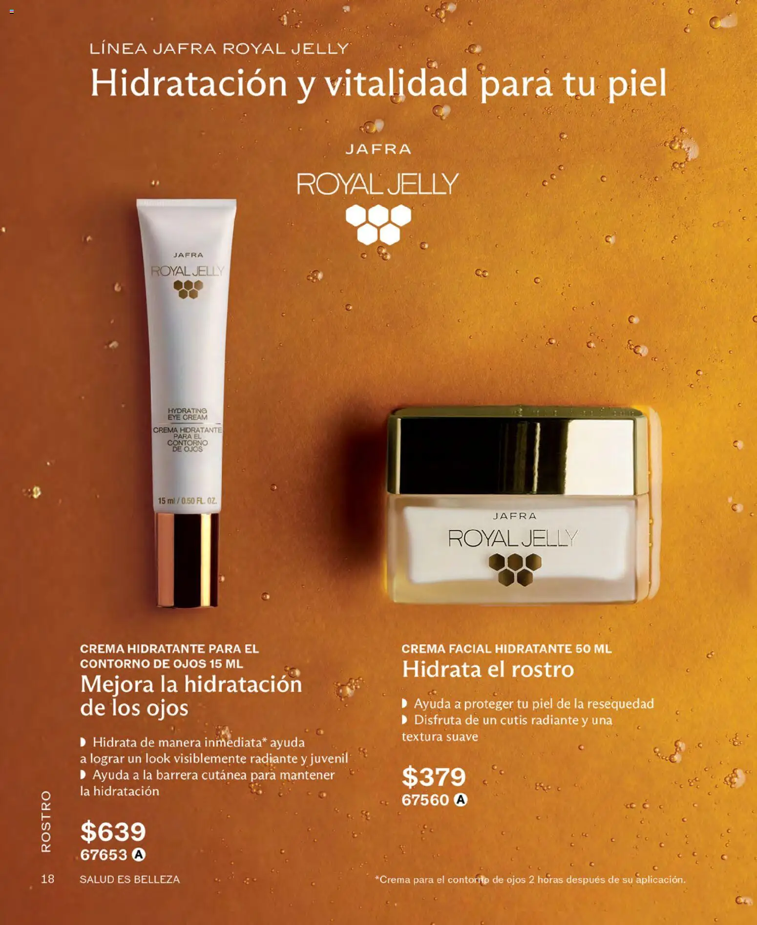 Nuevas ofertas de JAFRA válidas en toda la República Mexicana desde el 01.04.2026. ¡Encuentra las mejores ofertas en JAFRA catálogo! | Página: 18 | Productos: Contorno de ojos, Crema, Contorno, Radiante
