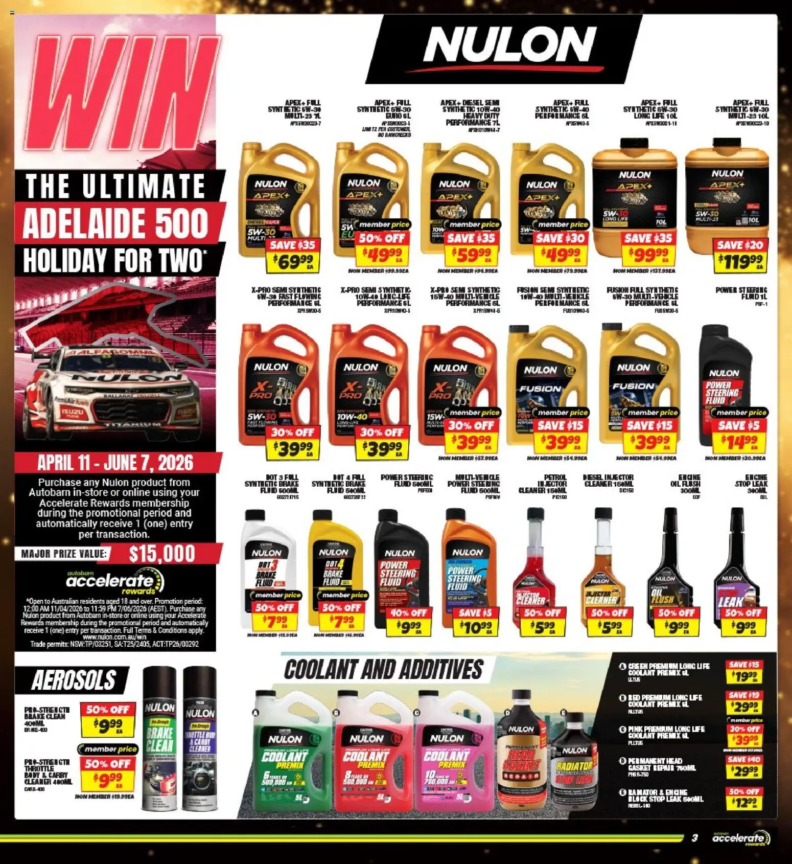 Autobarn catalogue - valid from 06.05.2026 | Page: 3 | Products: Cleaner, Oil, Radiator