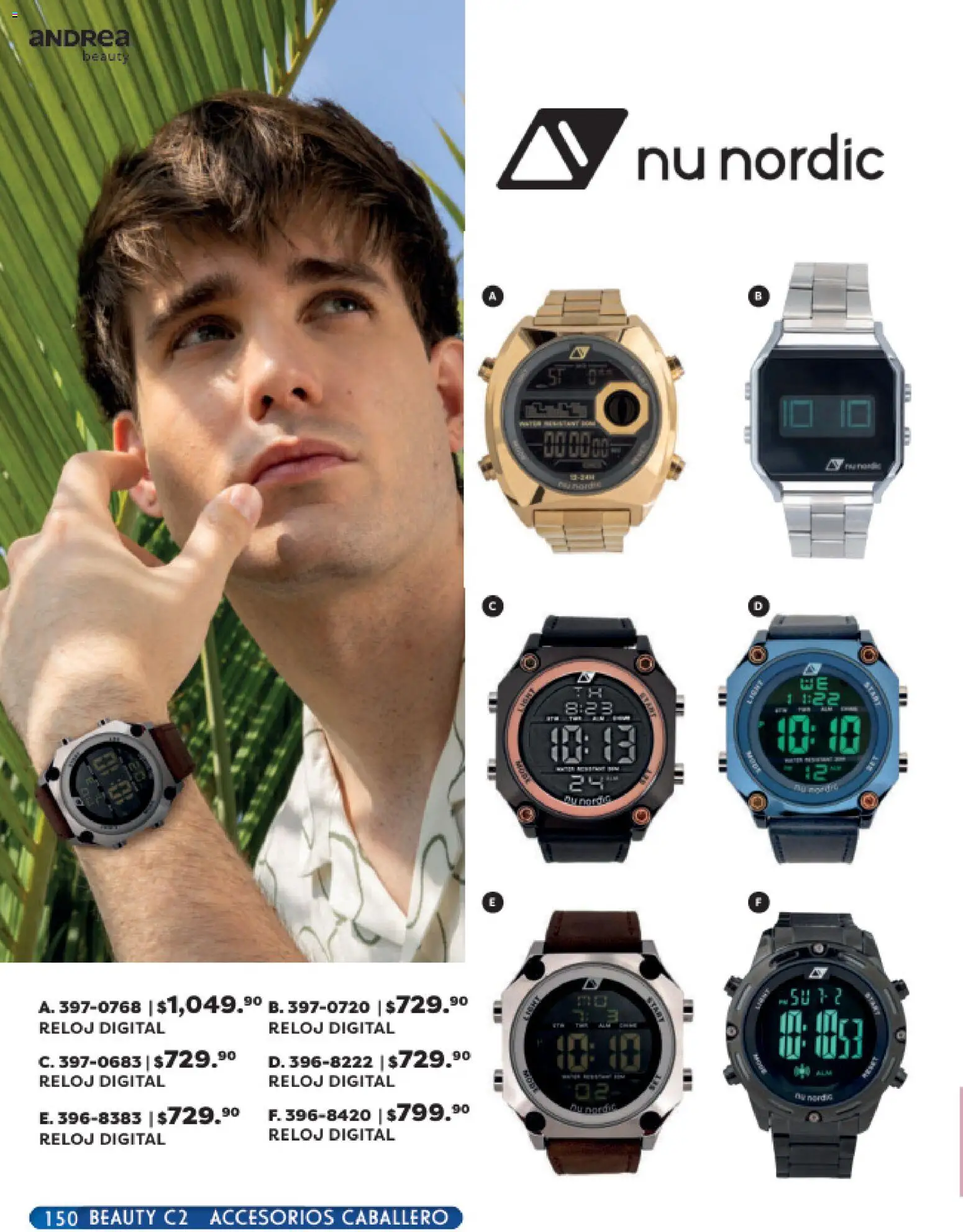 Nuevas ofertas de Andrea válidas en toda la República Mexicana desde el 24.05.2026. ¡Encuentra las mejores ofertas en Andrea catálogo Beauty! | Página: 150 | Productos: Reloj