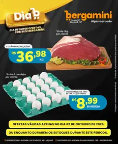 Supermercado Bergamini ofertas Dia B - Pré-Visualização do folheto da loja Supermercado Bergamini, válido de 02/10/2026