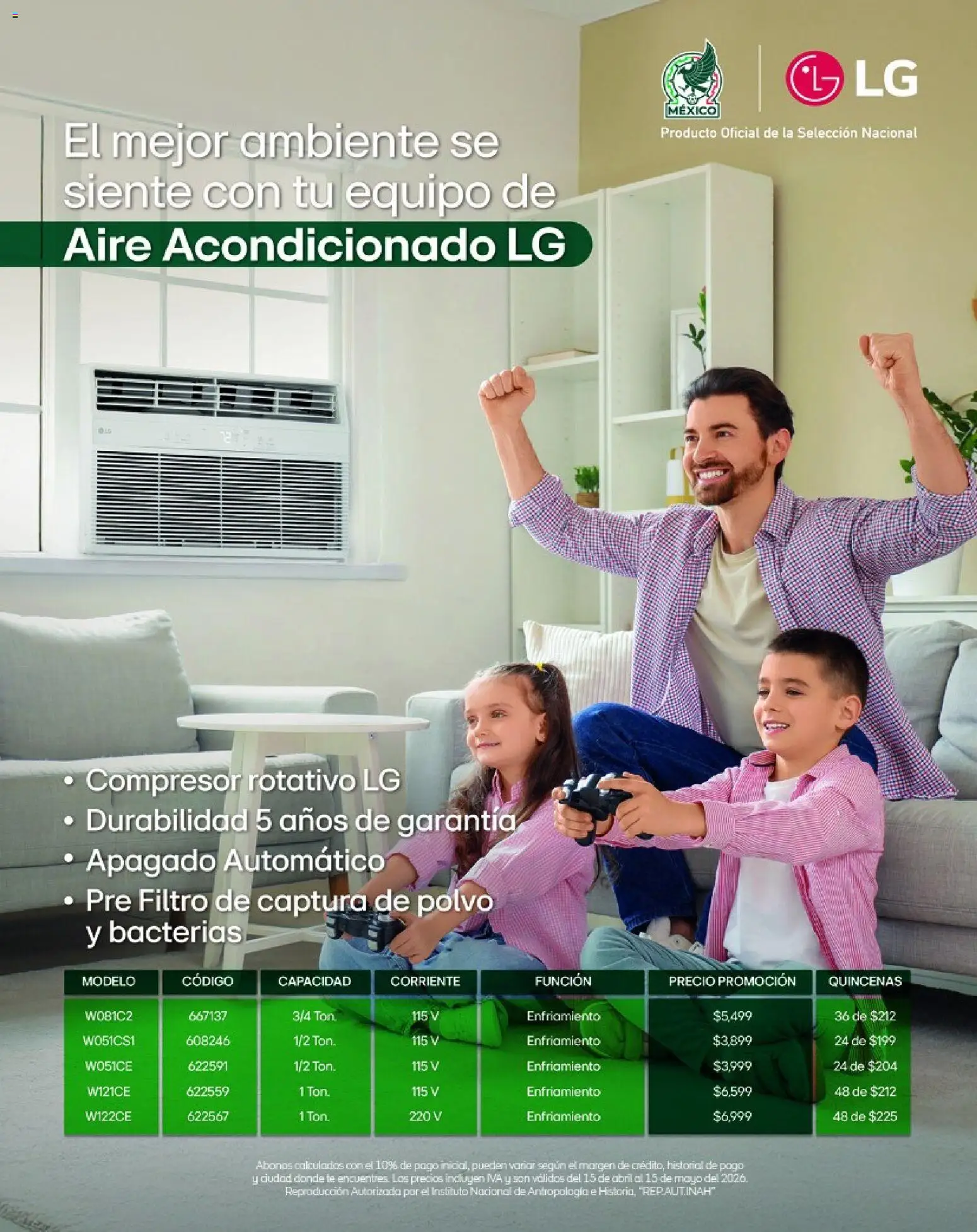 Nuevas ofertas de Coppel válidas en toda la República Mexicana desde el 15.04.2026. ¡Encuentra las mejores ofertas en Coppel catálogo ! | Página: 9 | Productos: Aire acondicionado, Té, Polvo