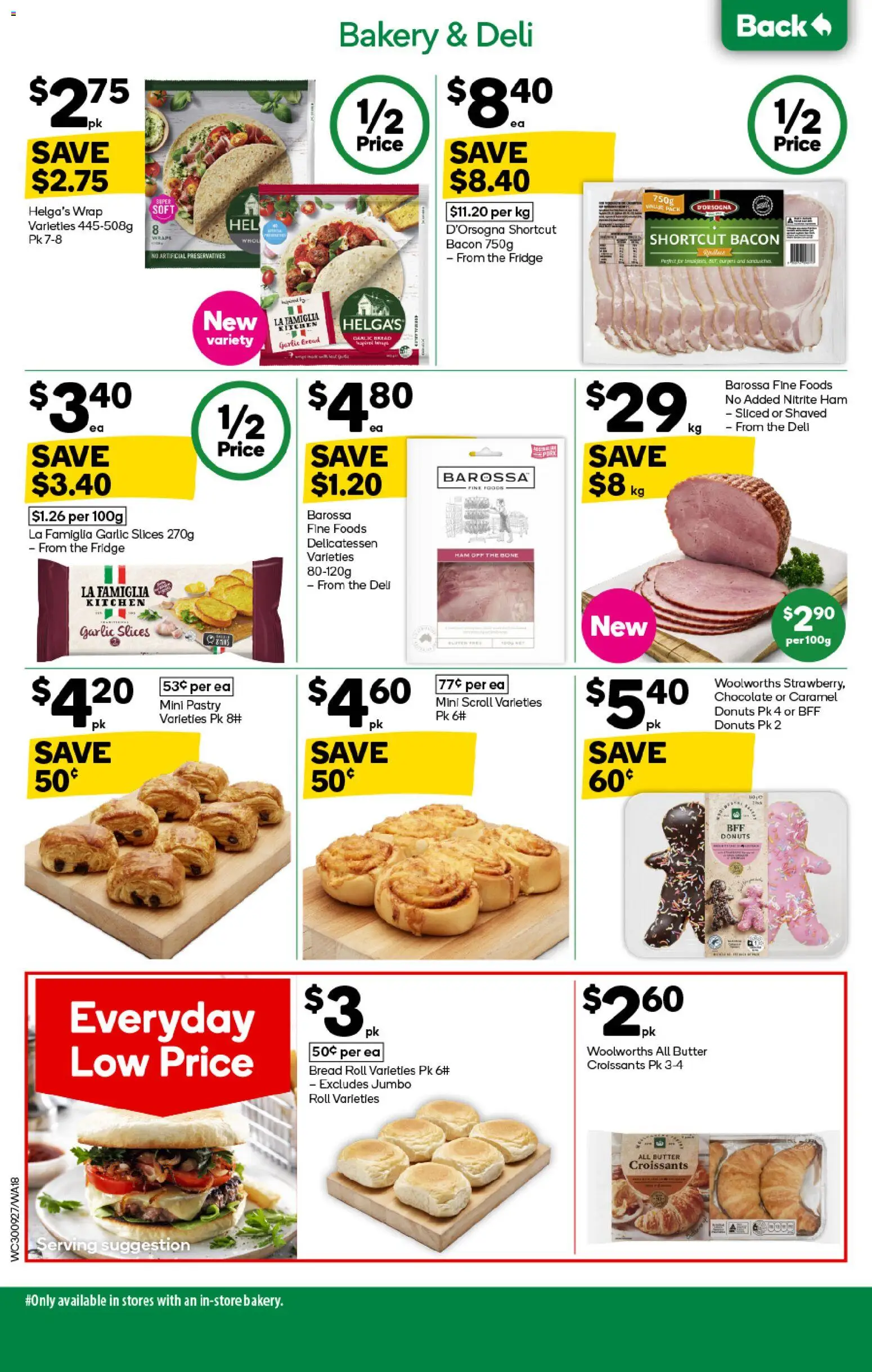Woolworths catalogue - valid from 30/09/2026 | Page: 16 | Products: Bread, Chocolate, Garlic, Bakery