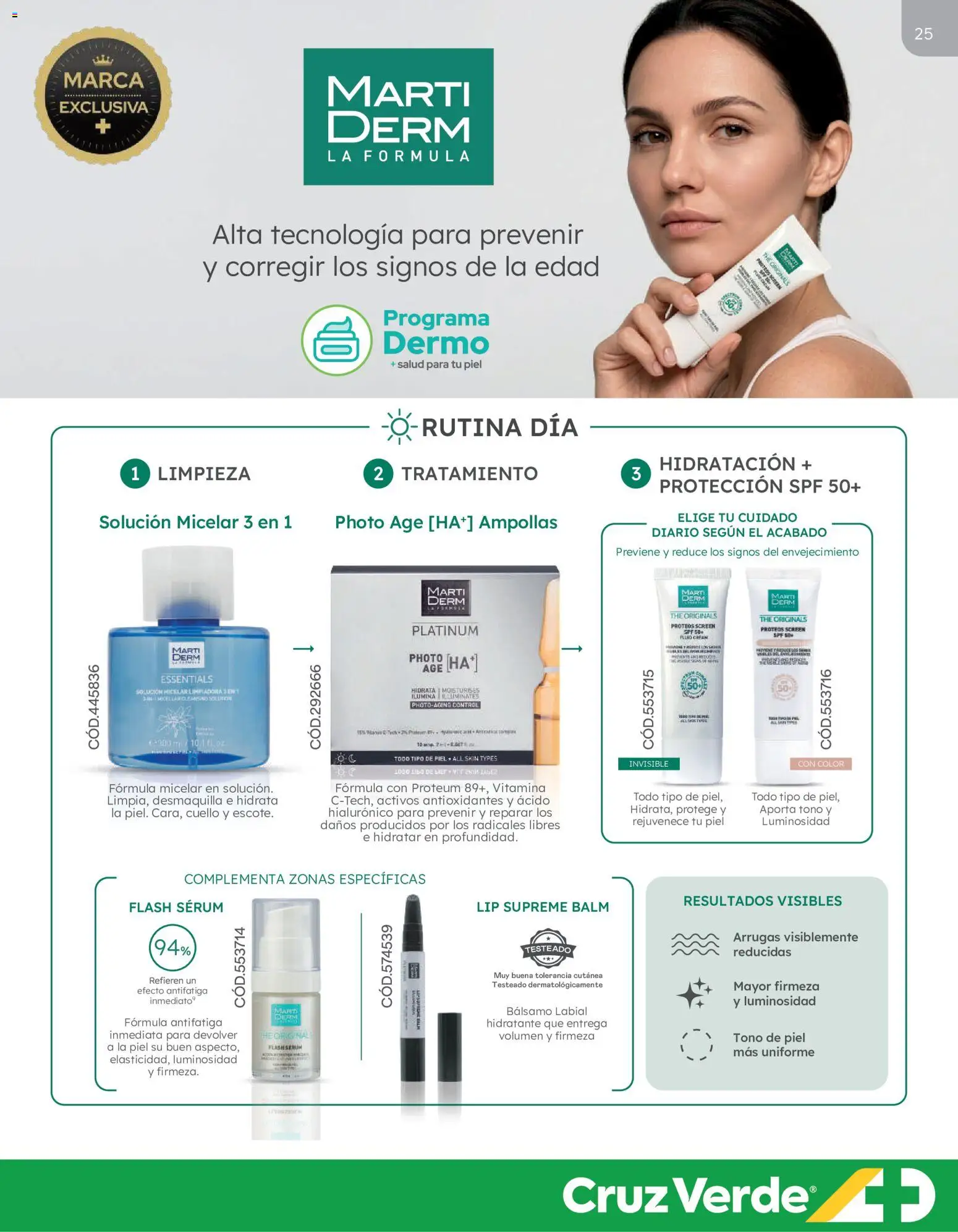 Cruz Verde - Dermocosmética │ válido desde el 31.08.2026 | Página: 25 | Productos: Bálsamo labial, Cuello, Labial, Serum