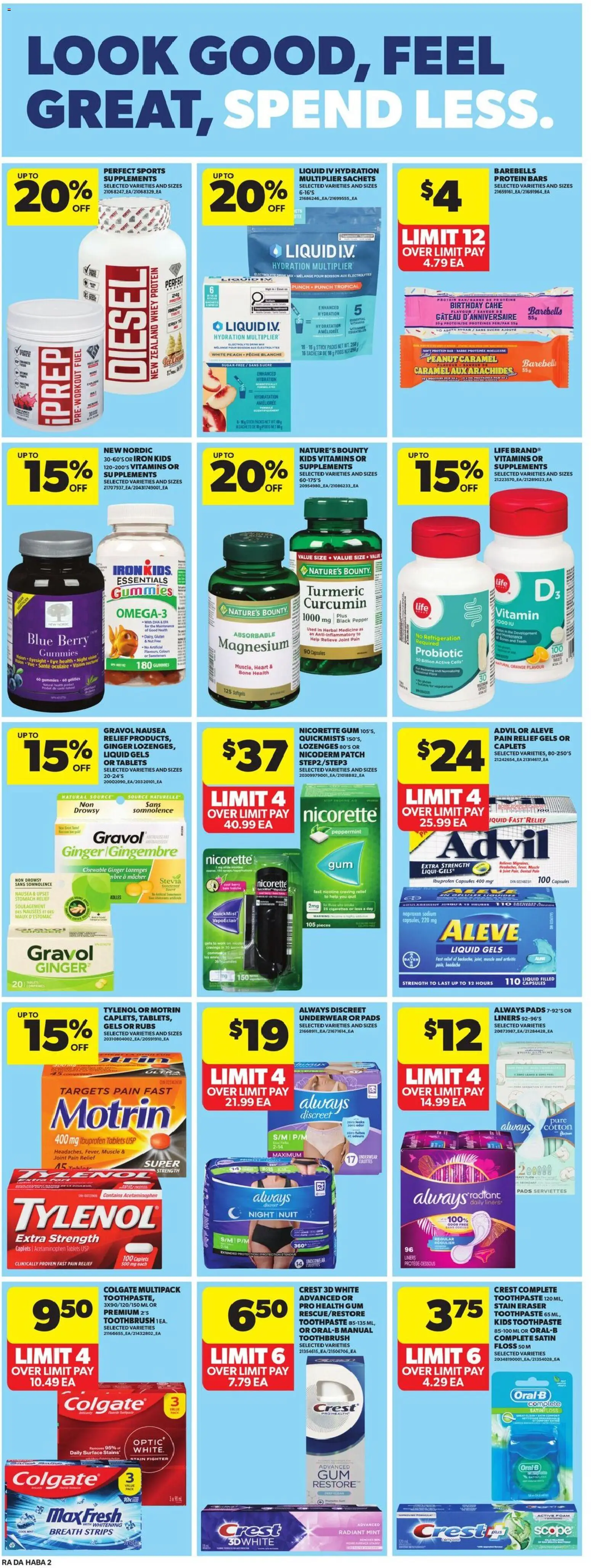 Atlantic Superstore flyer valid from Jul 9, 2026 | Page: 17 | Products: Iron, Toothpaste, Underwear