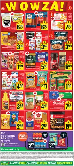 Preview of Food Basics weekly flyer / circulaire from shop Food Basics valid from Jul 9, 2026 | Page: 2 | Products: Chips, Coffee, Chocolate, Chicken