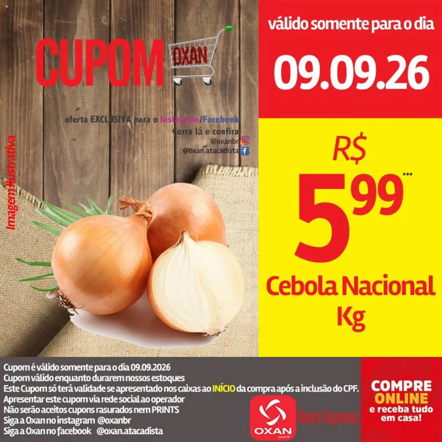 Oxan Atacadista Folheto - válido de 09/09/2026 | Página: 16 | Produtos: Cebola