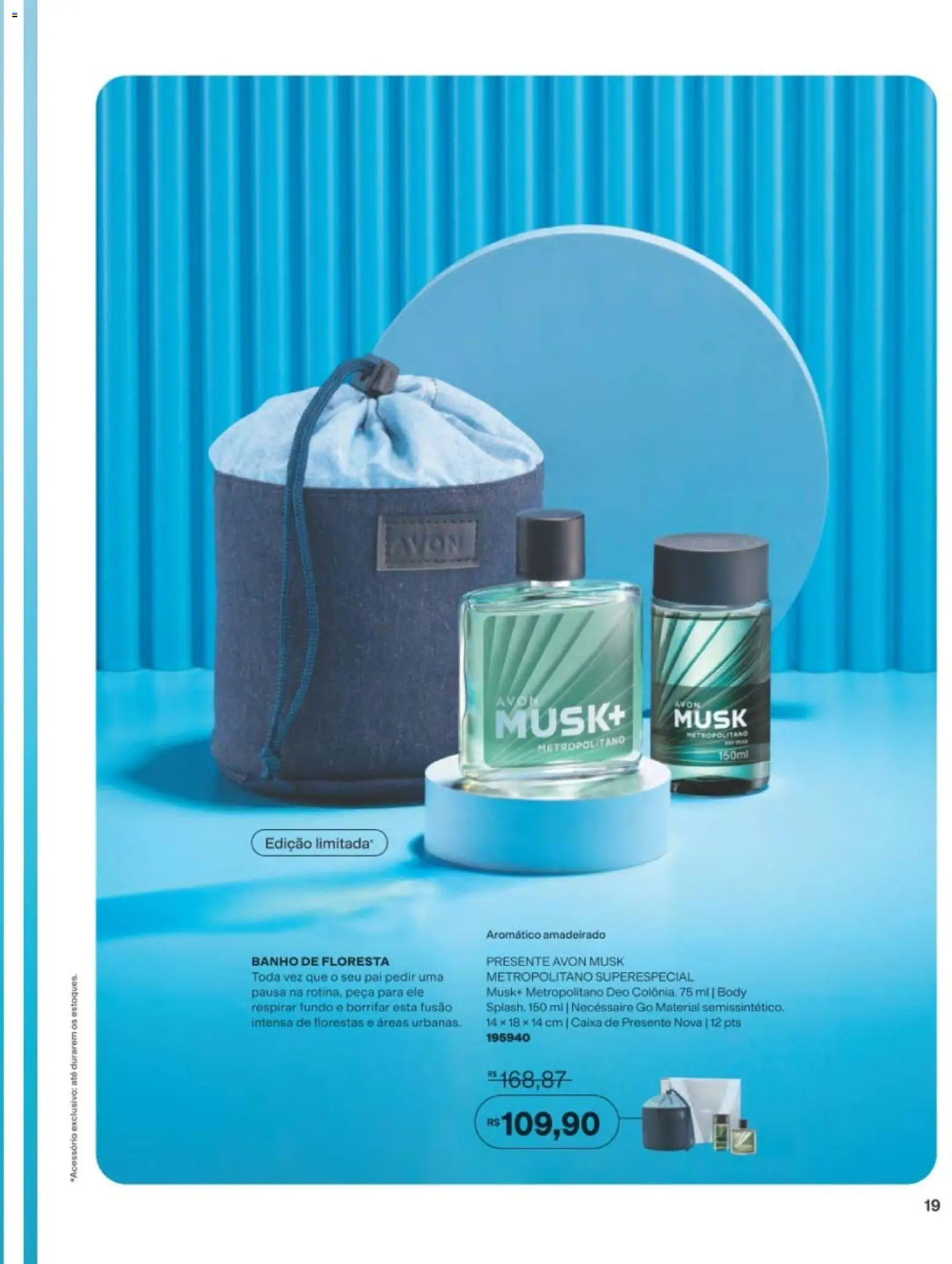 Avon Folheto - válido de 29/06/2026 | Página: 19 | Produtos: Necessaire, Caixa, Body