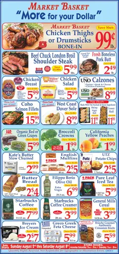 Preview of Market Basket weekly ads valid from 08/02/2026